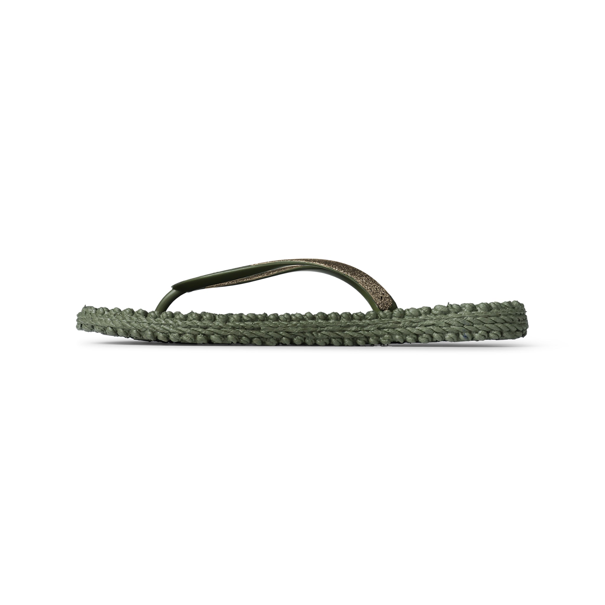 Flip Flop With Glitter - Army