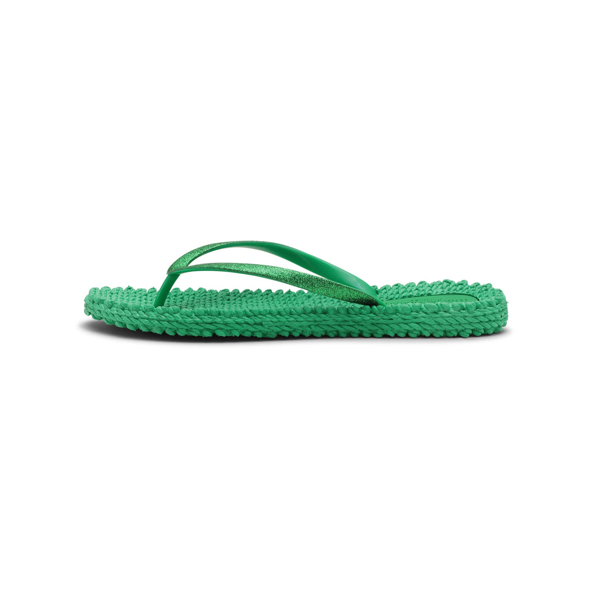 Flip Flop With Glitter - Fern Green