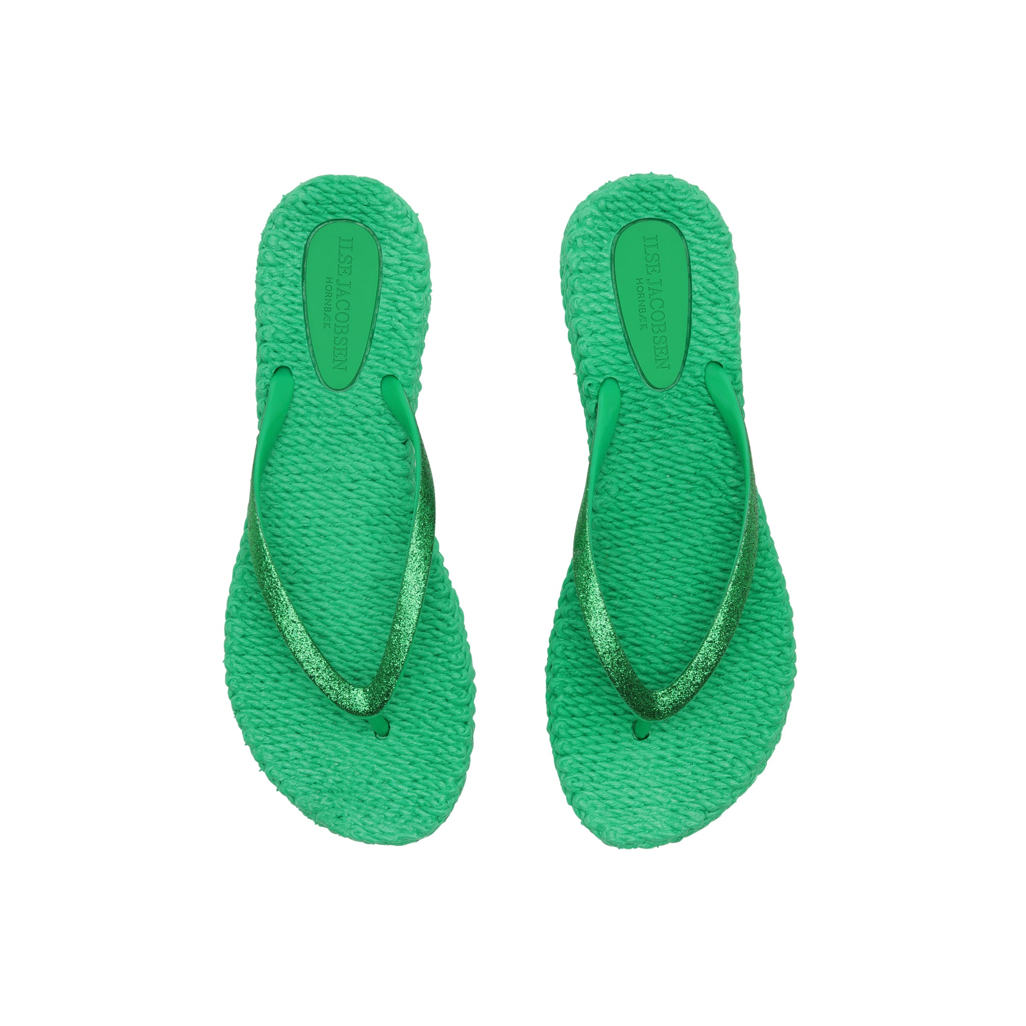 Flip Flop With Glitter - Fern Green