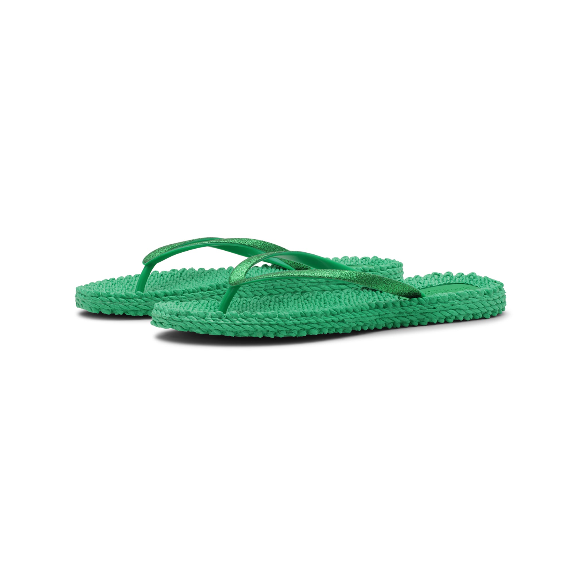 Flip Flop With Glitter - Fern Green