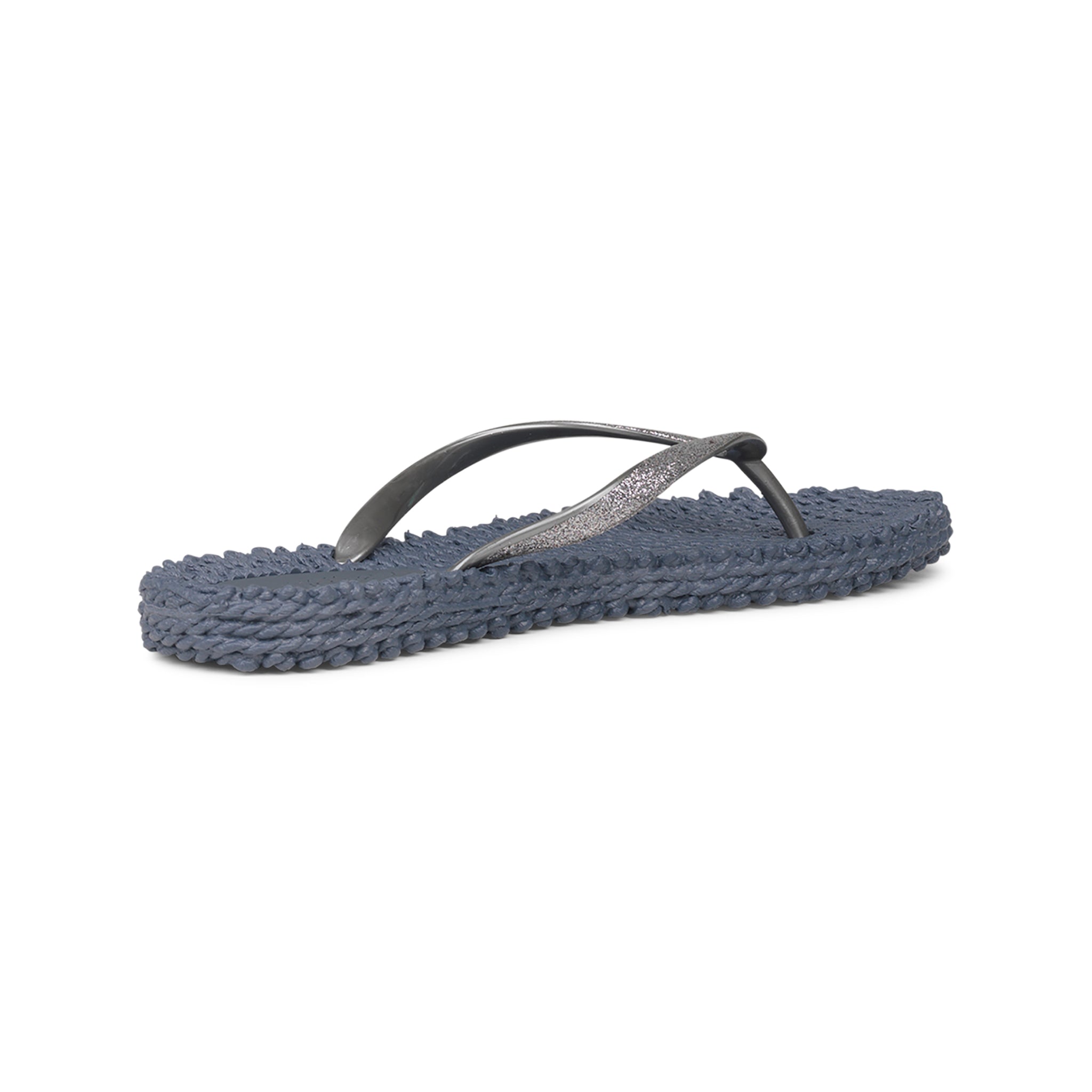 Flip Flop With Glitter - Grey