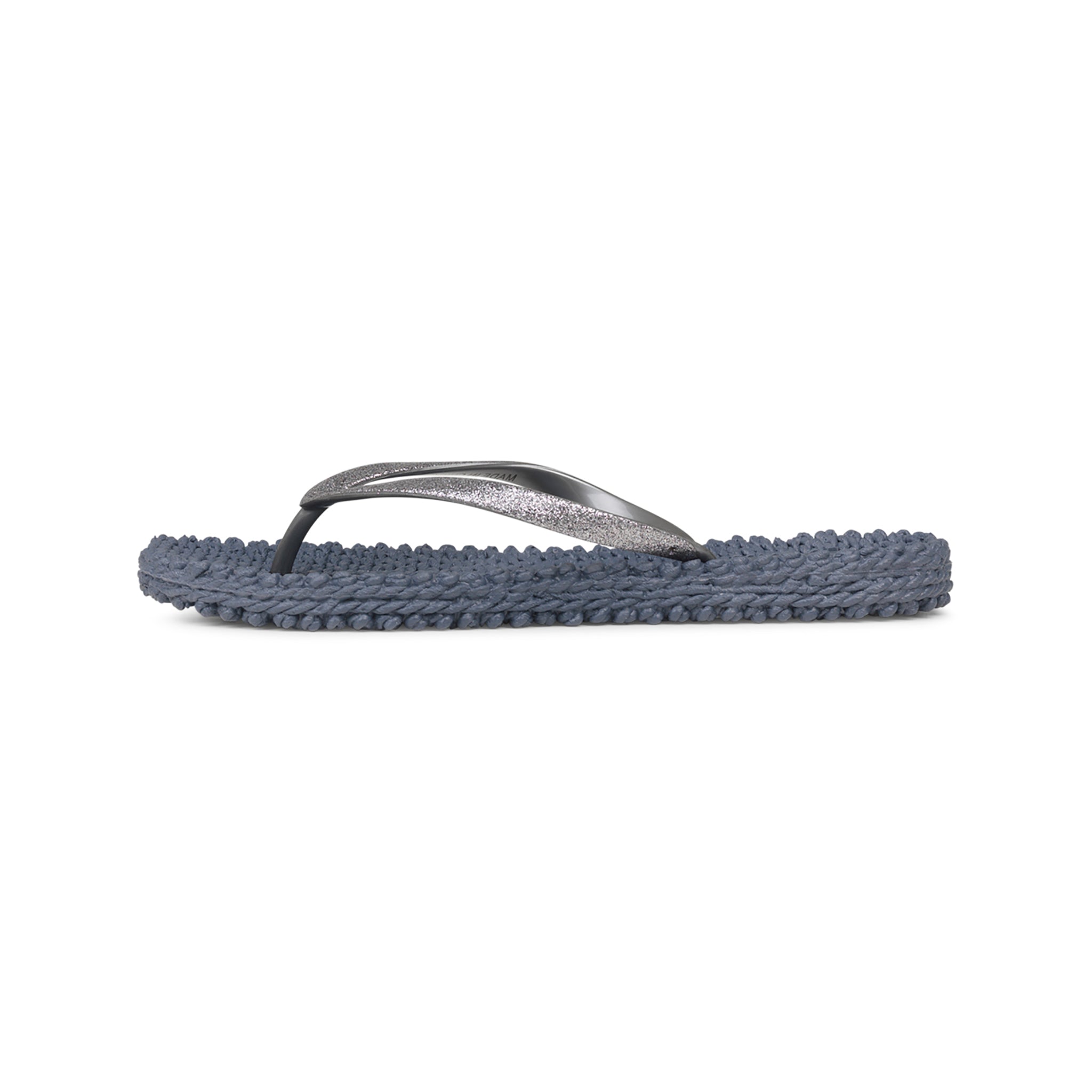 Flip Flop With Glitter - Grey