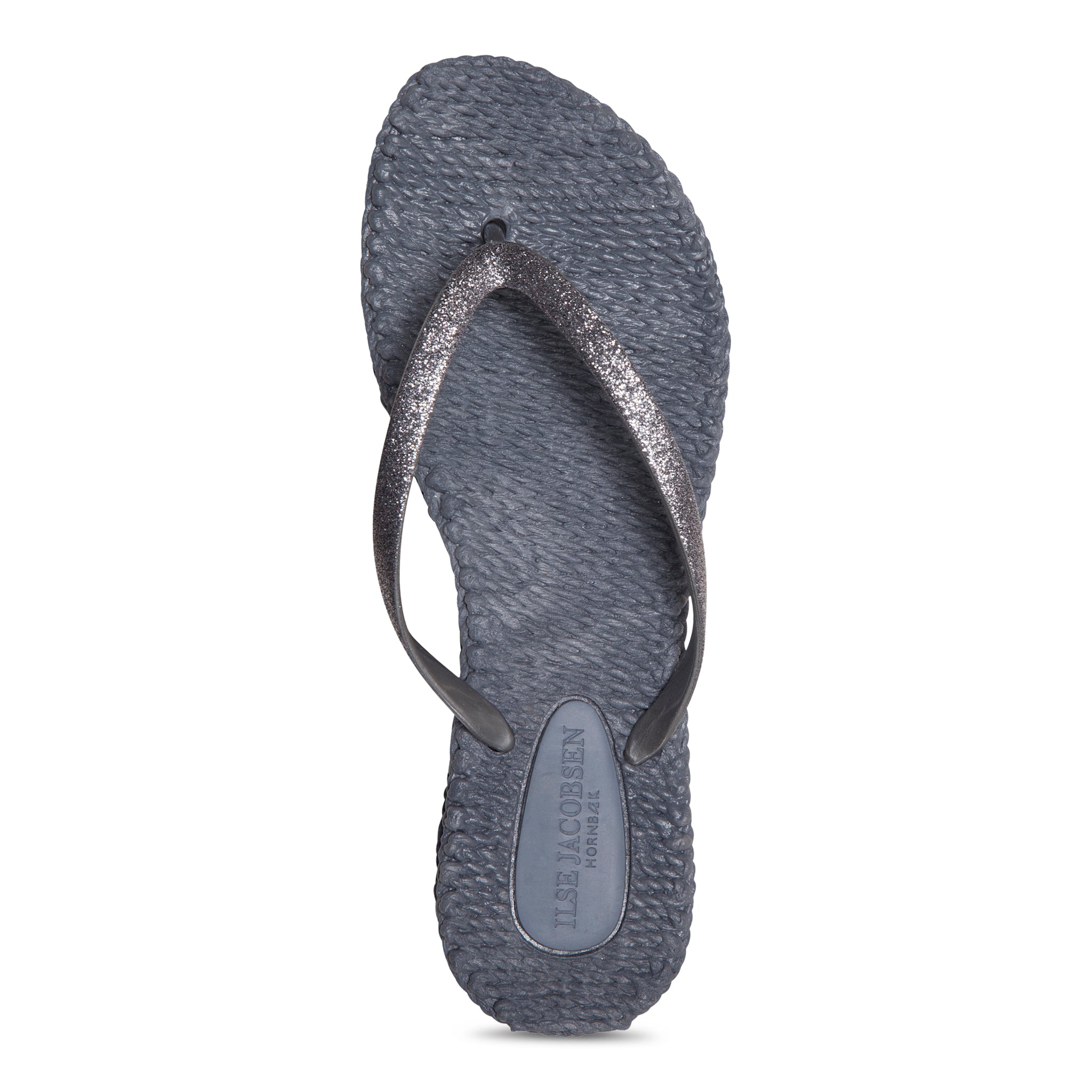 Flip Flop With Glitter - Grey
