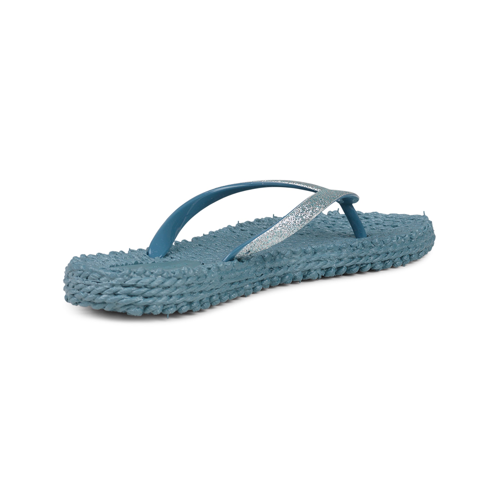 Flip Flop With Glitter - Lichen Blue