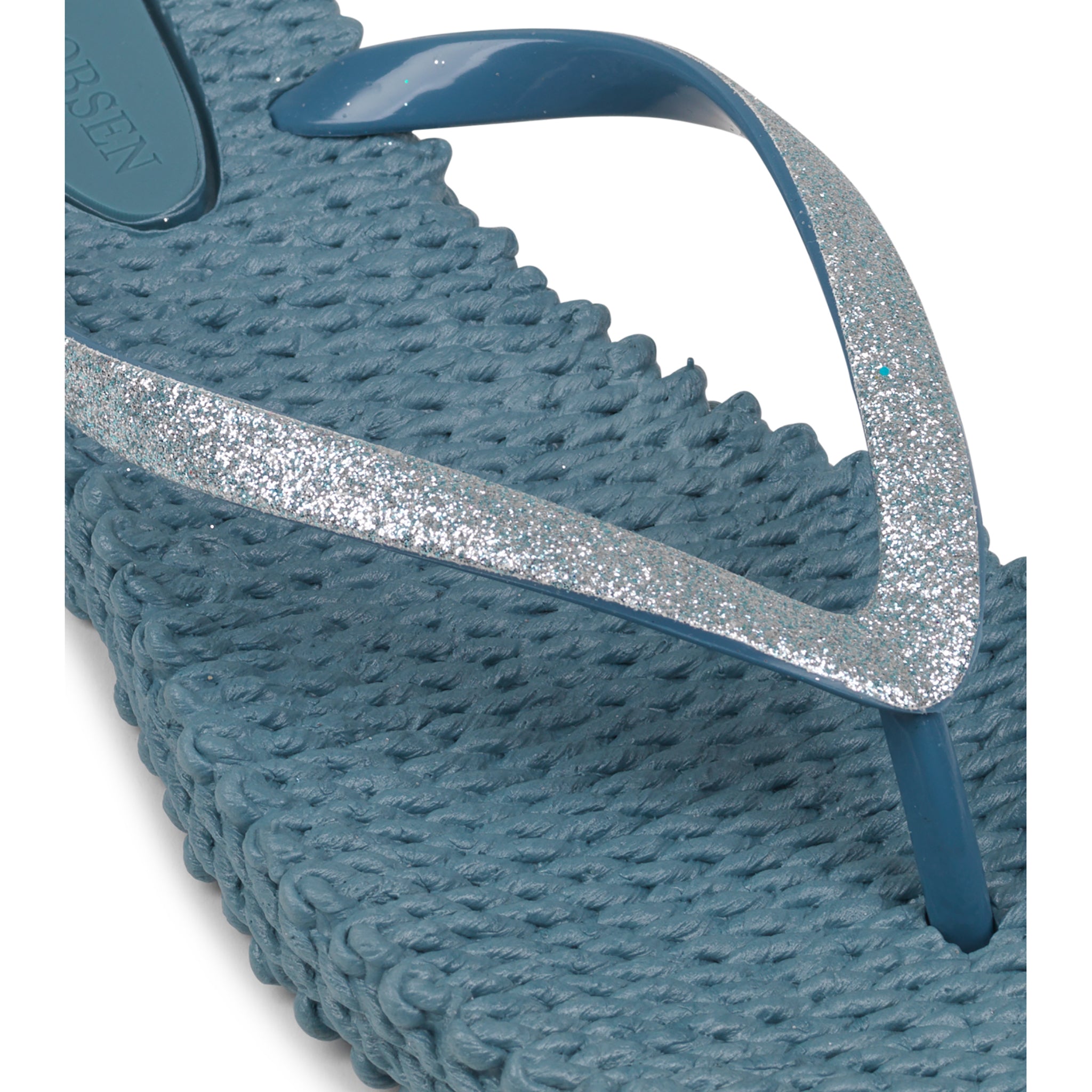 Flip Flop With Glitter - Lichen Blue