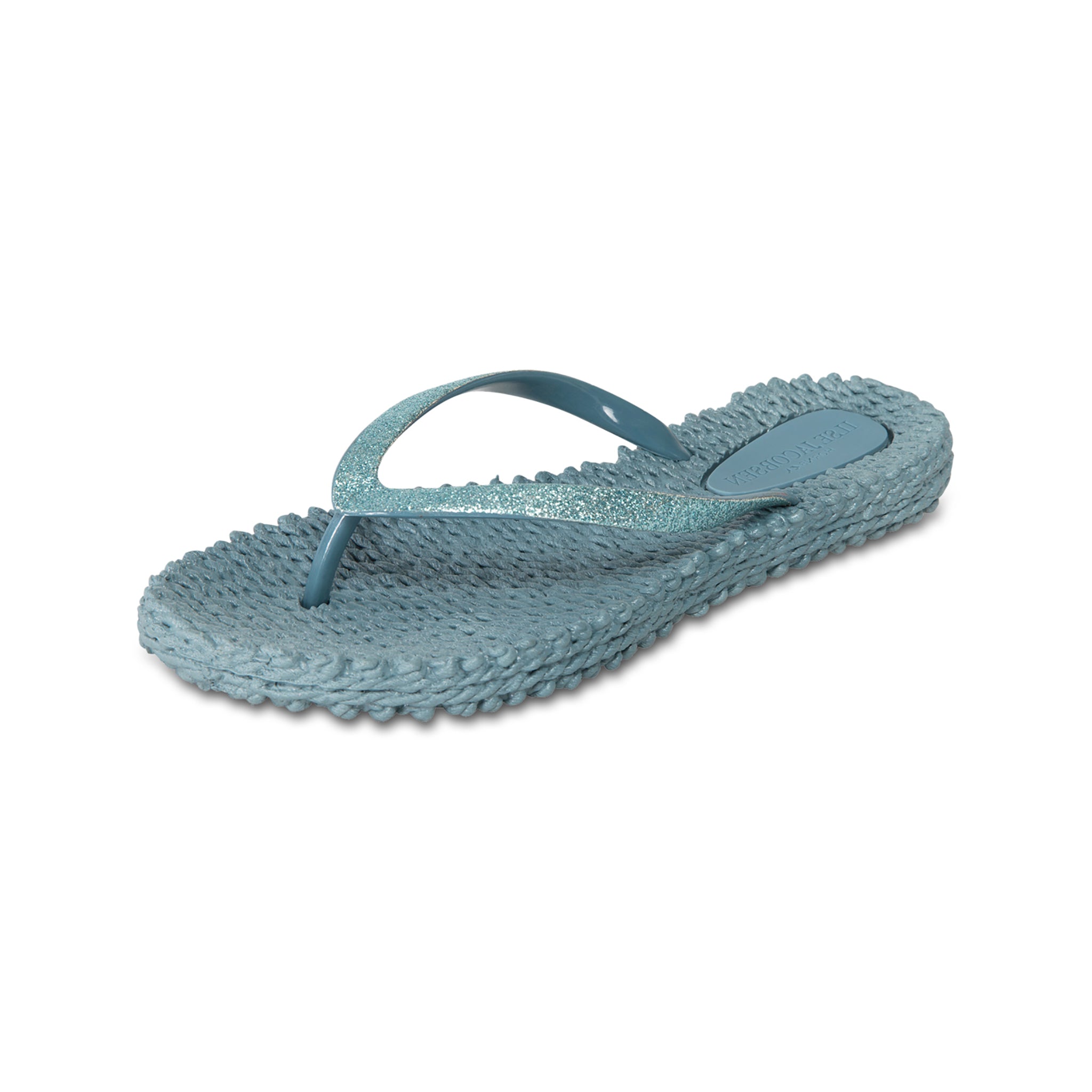 Flip Flop With Glitter - Lichen Blue