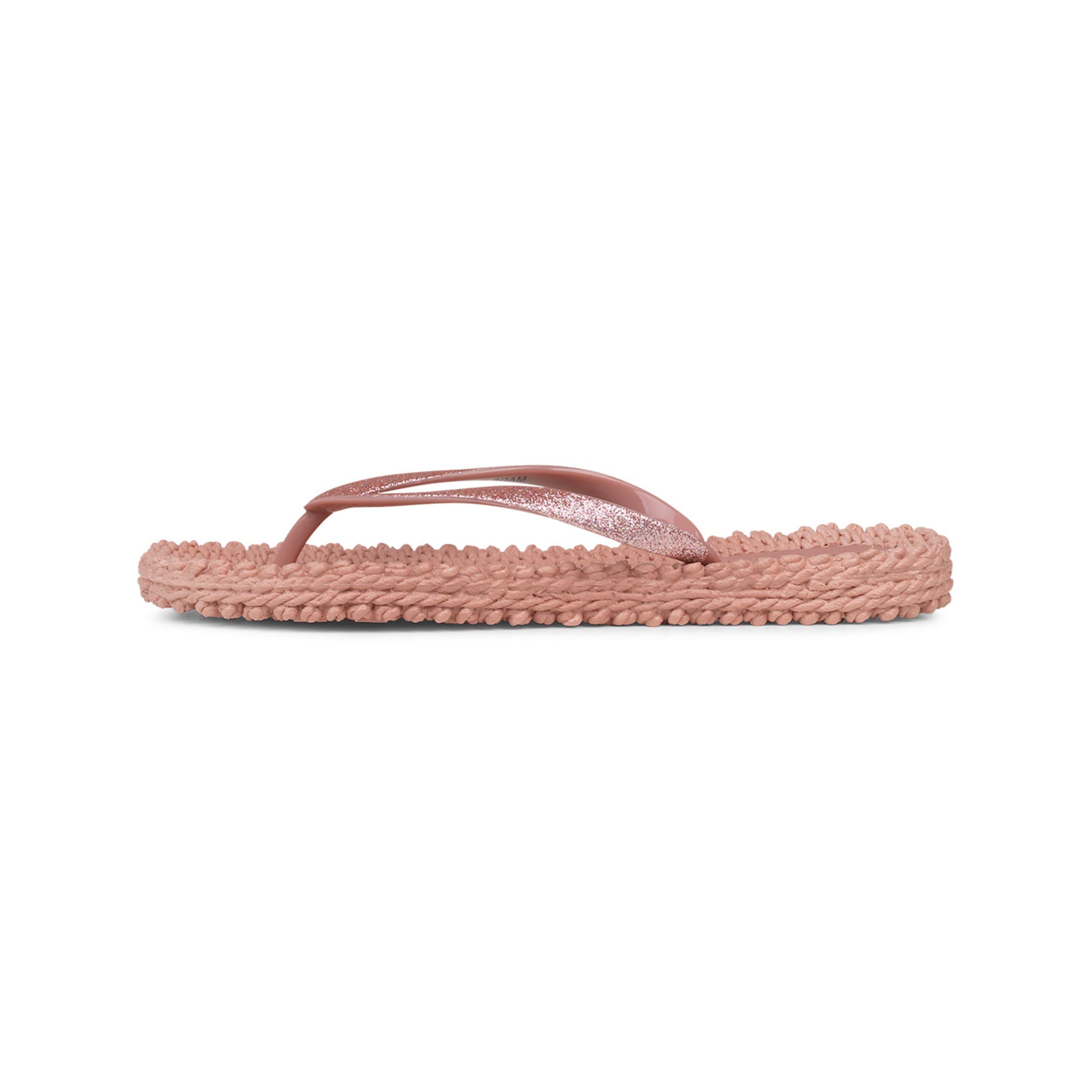 Flip Flop With Glitter - Misty Rose