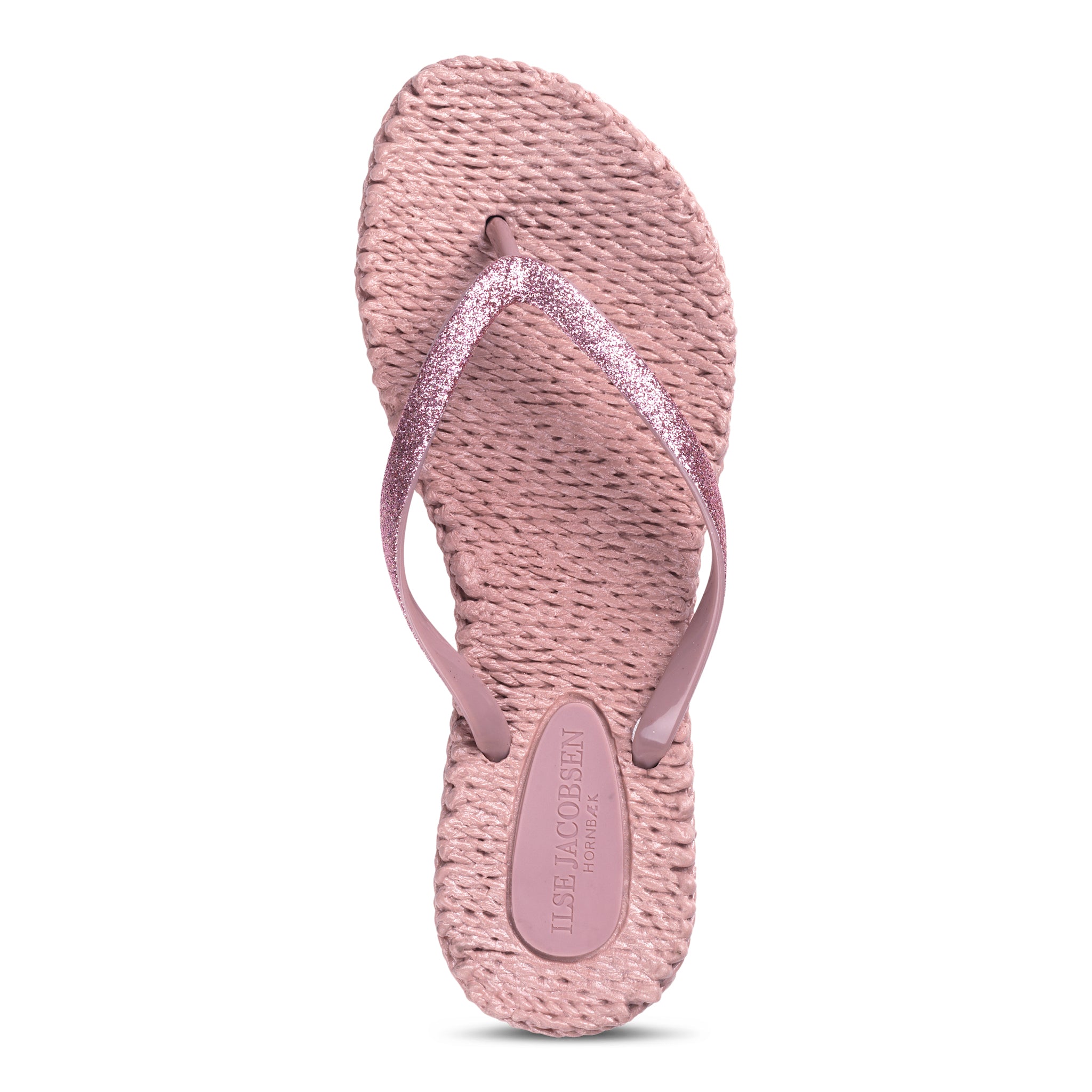 Flip Flop With Glitter - Misty Rose