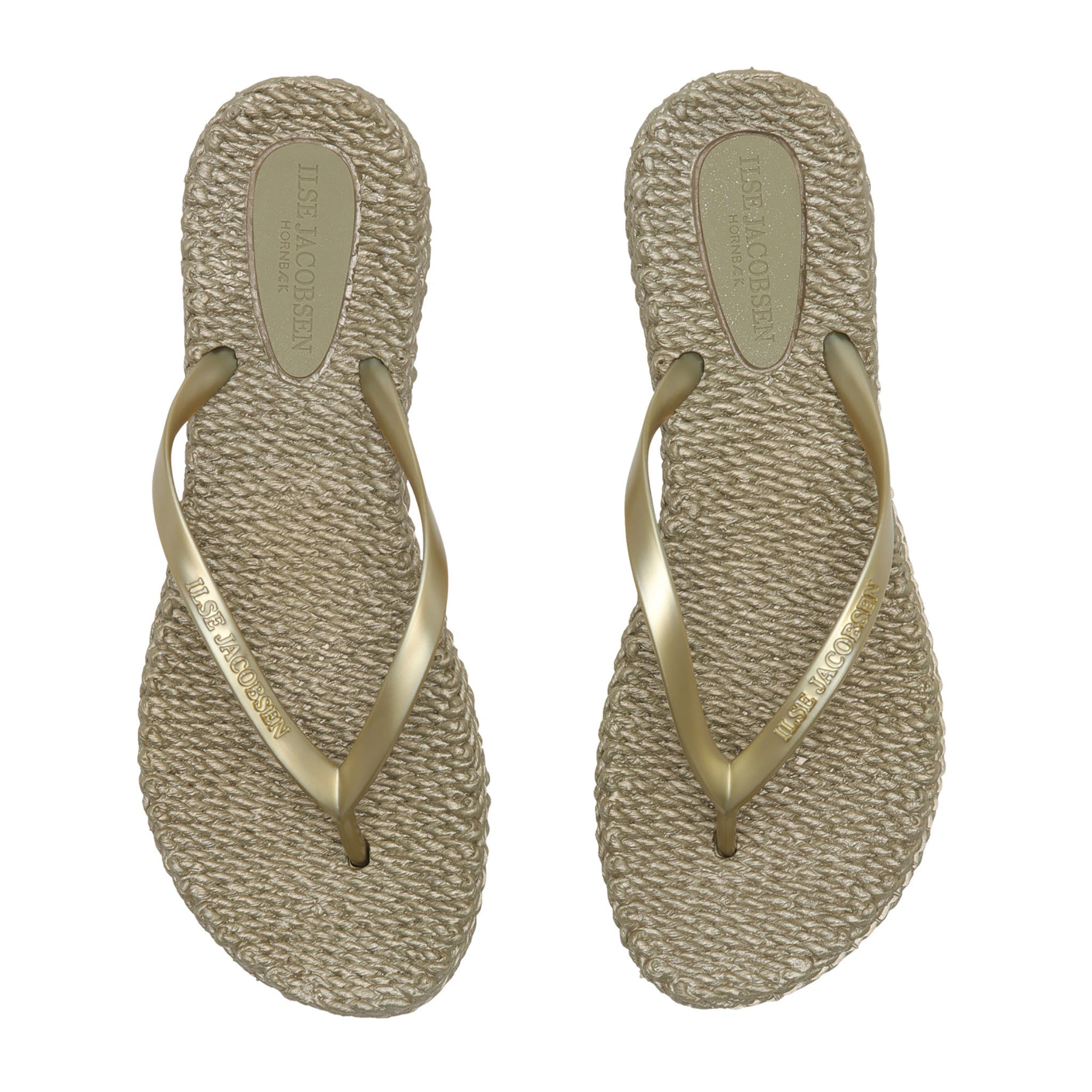 Flip Flop With Logo - Platin