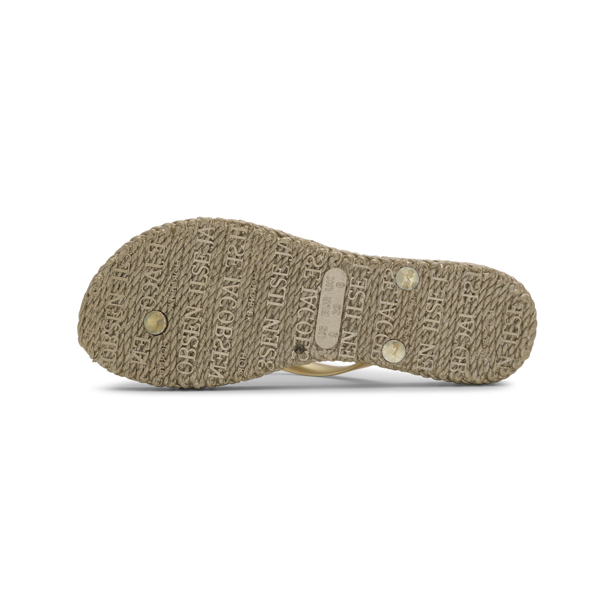 Flip Flop With Logo - Platin