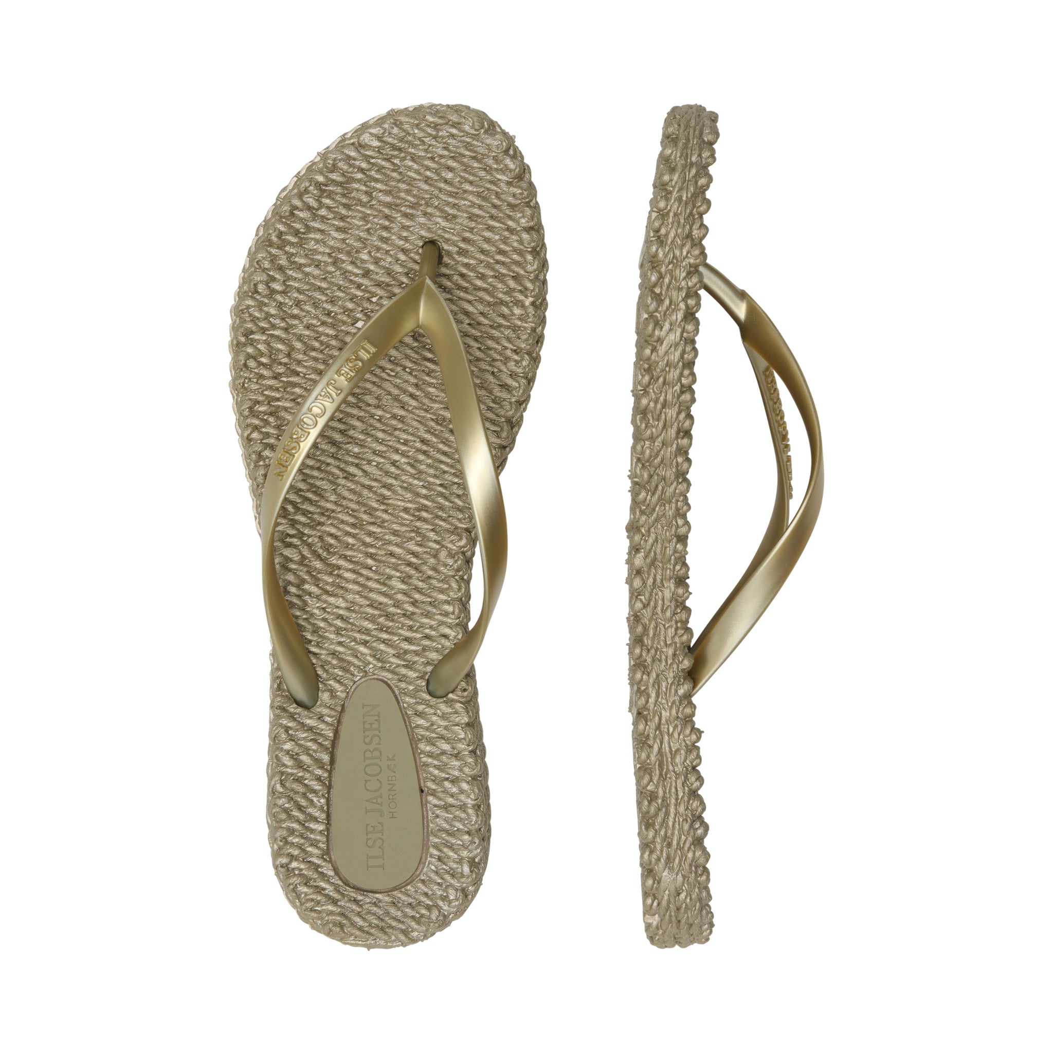 Flip Flop With Logo - Platin