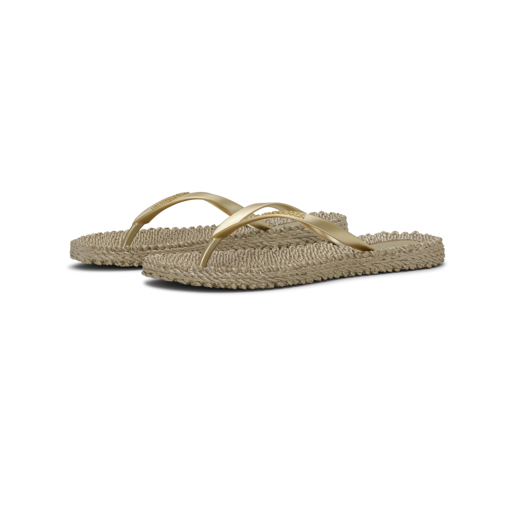 Flip Flop With Logo - Platin