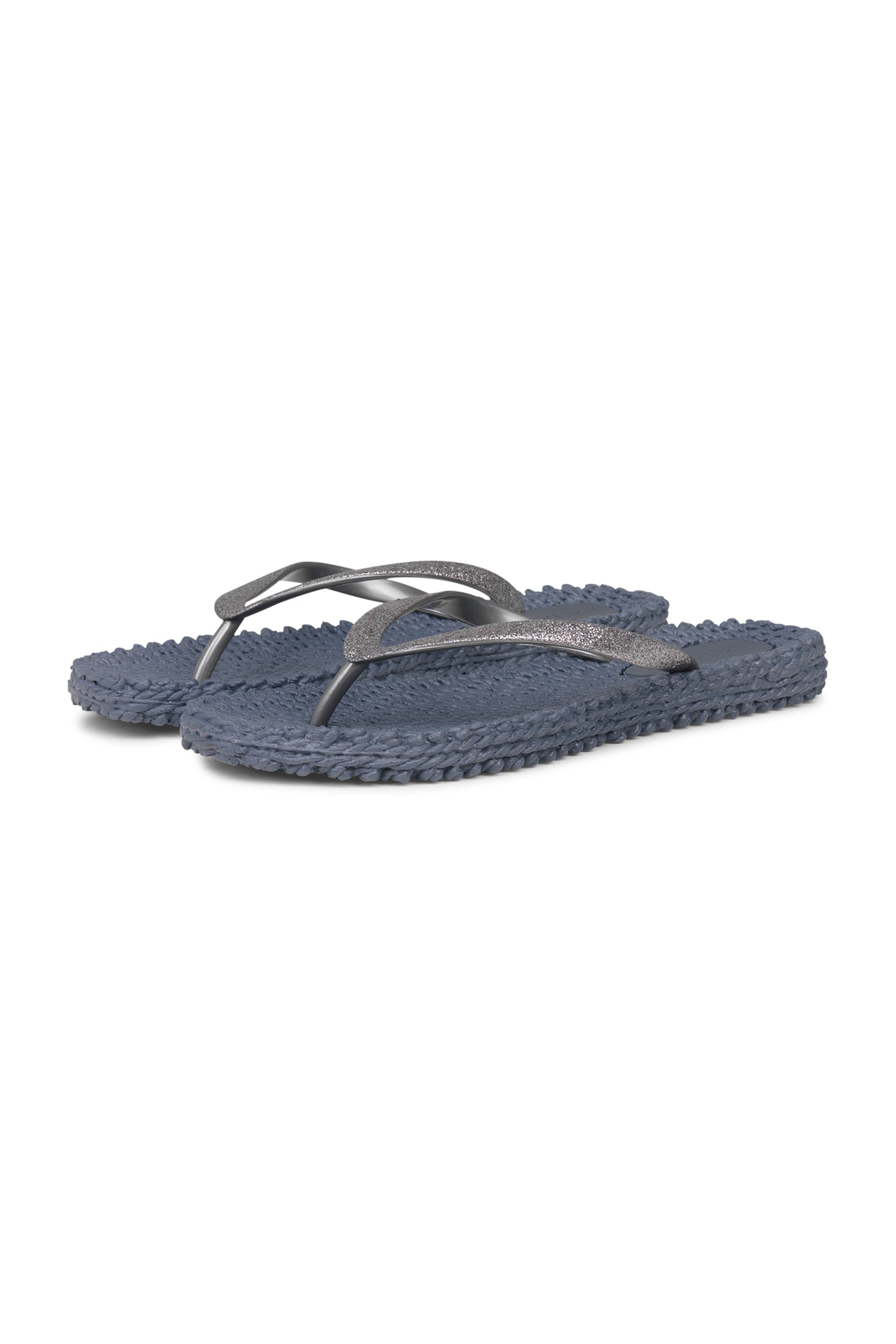 Flip Flop With Glitter - Grey