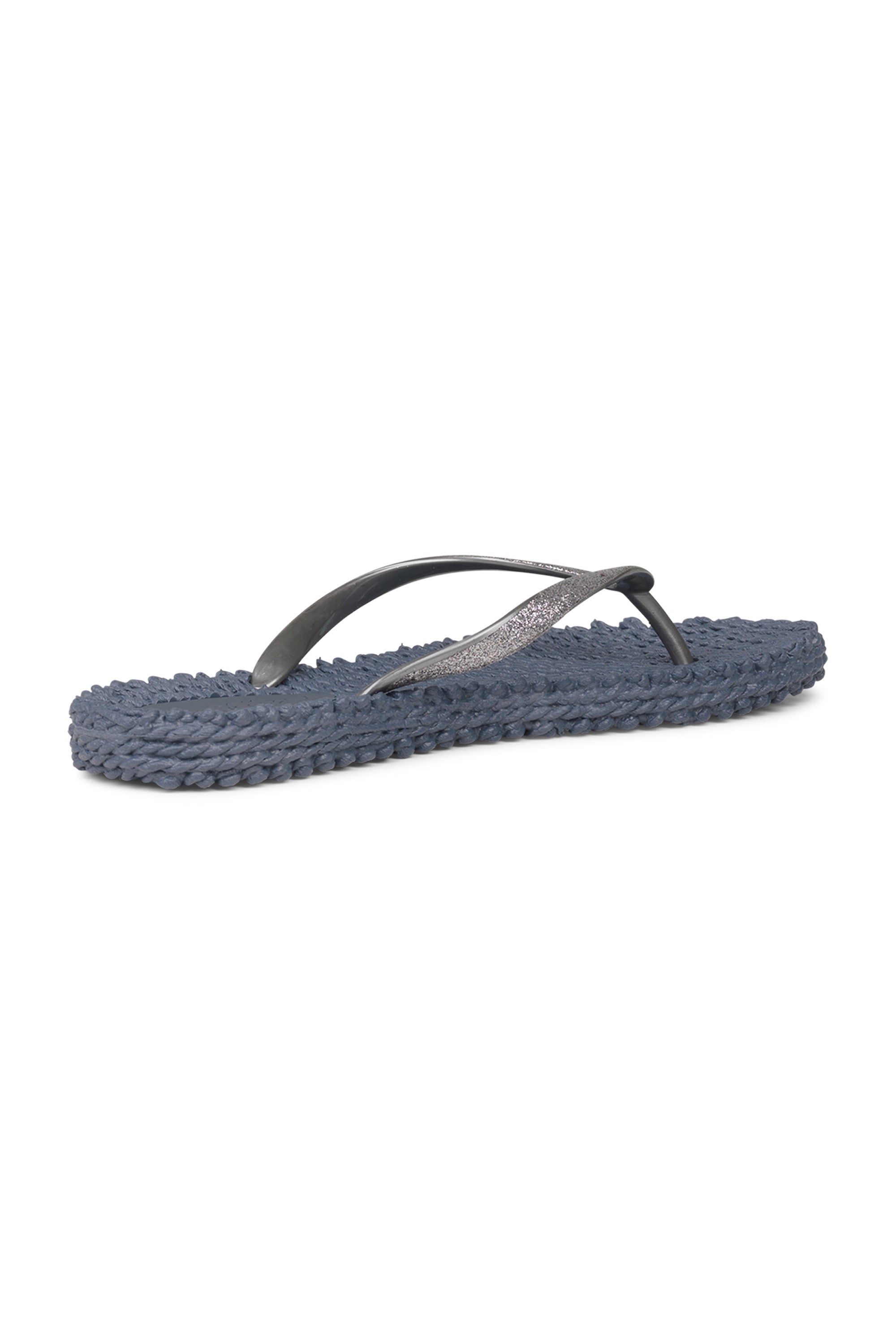 Flip Flop With Glitter - Grey