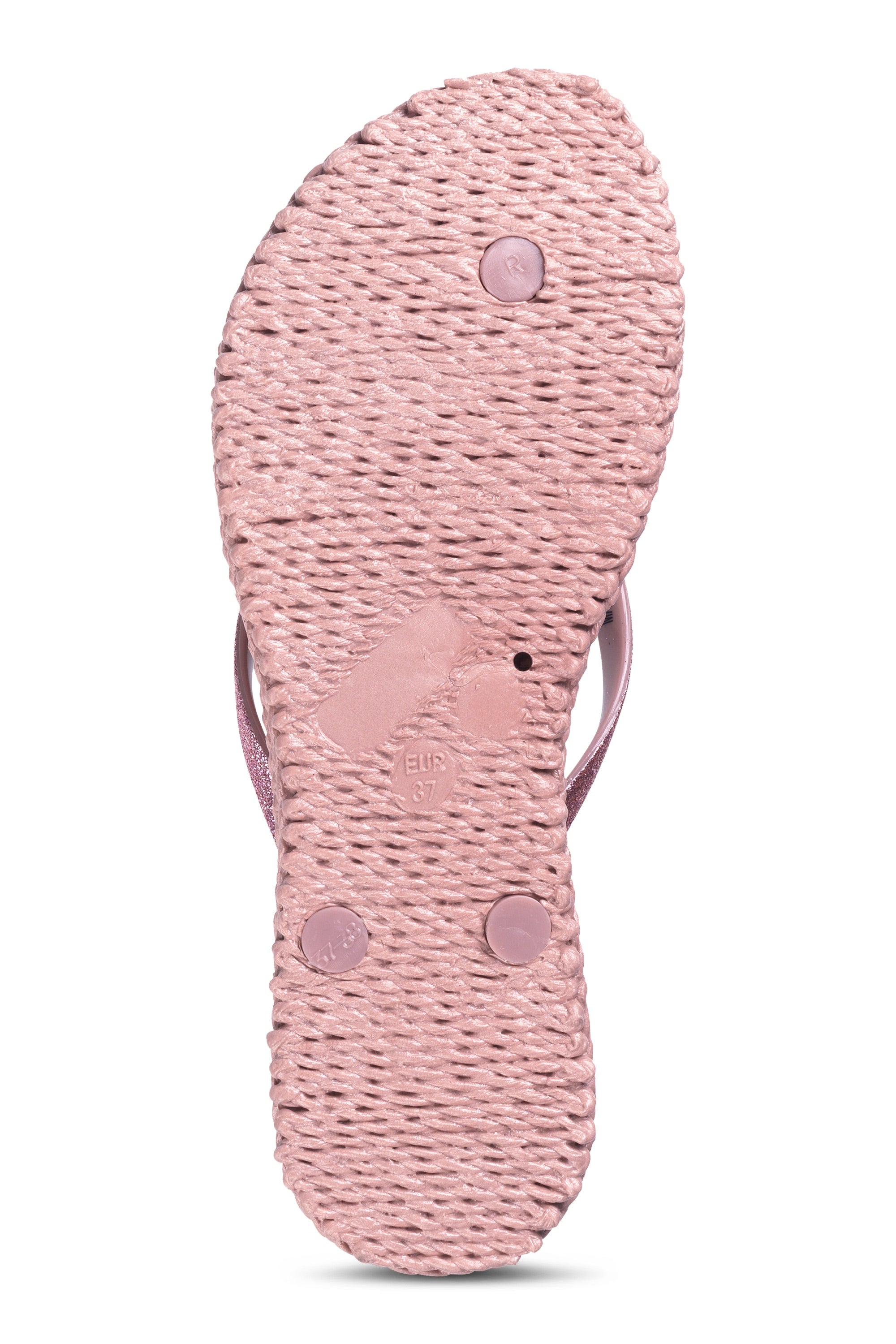 Flip Flop With Glitter - Misty Rose
