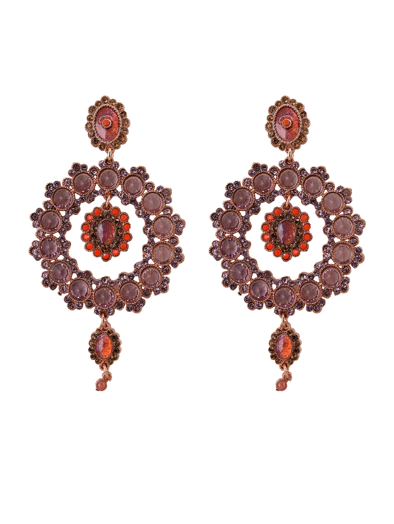 Venetian Earrings Pink