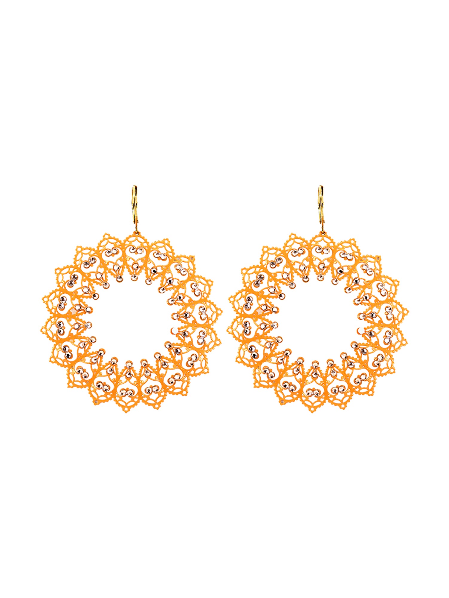 Lorenzo Earrings Beige