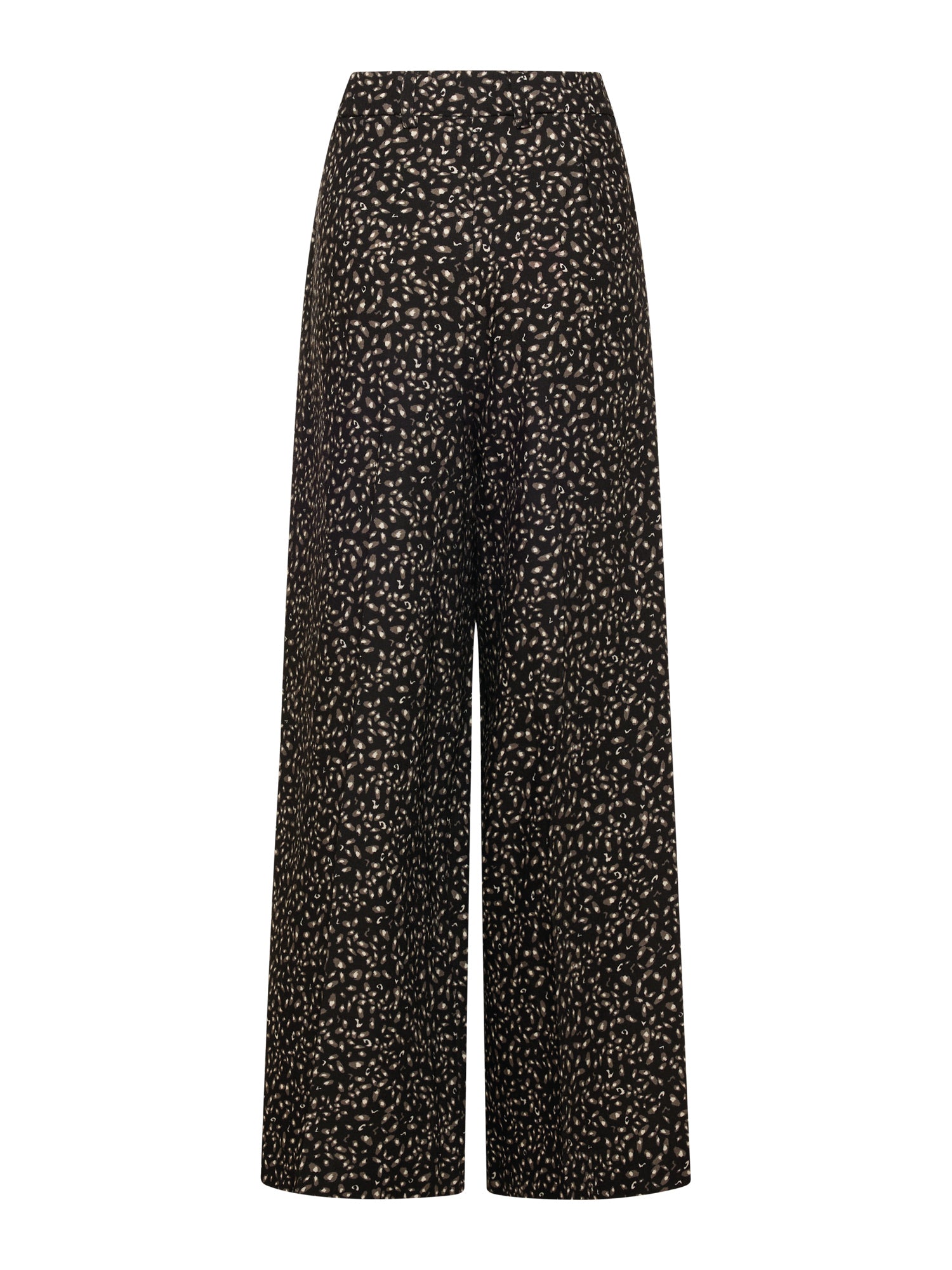 Wool-Silk  Pants Animalier Print
