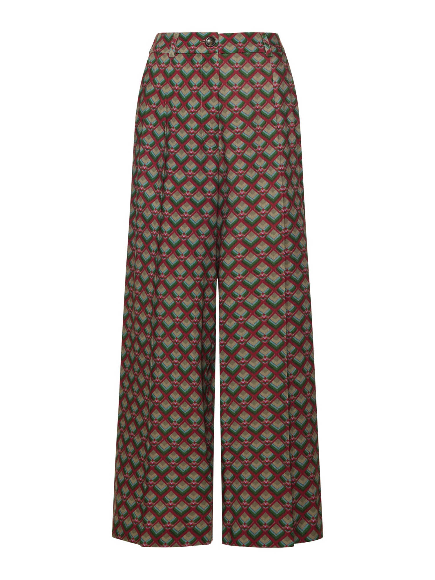 Wool-Silk  Pants Seventies Print