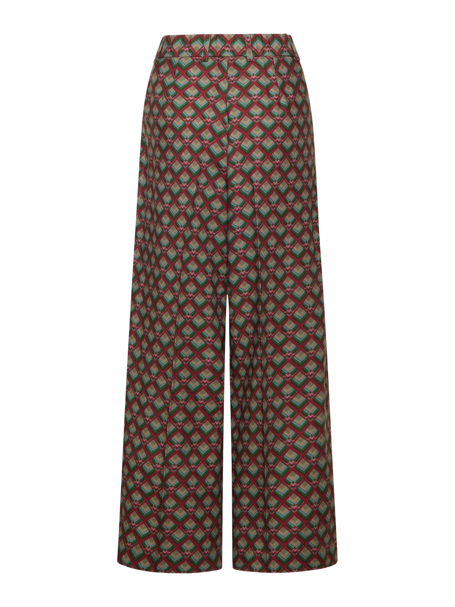 Wool-Silk  Pants Seventies Print