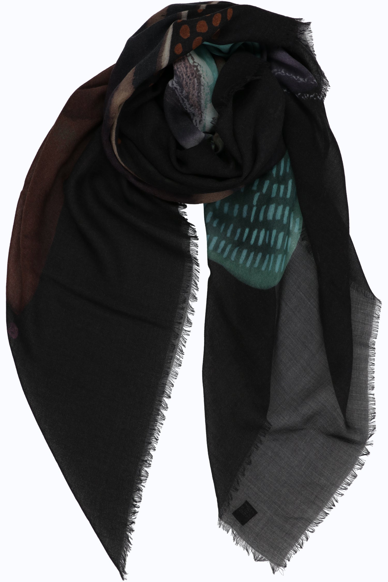 Floral Bloom Wool Shawl