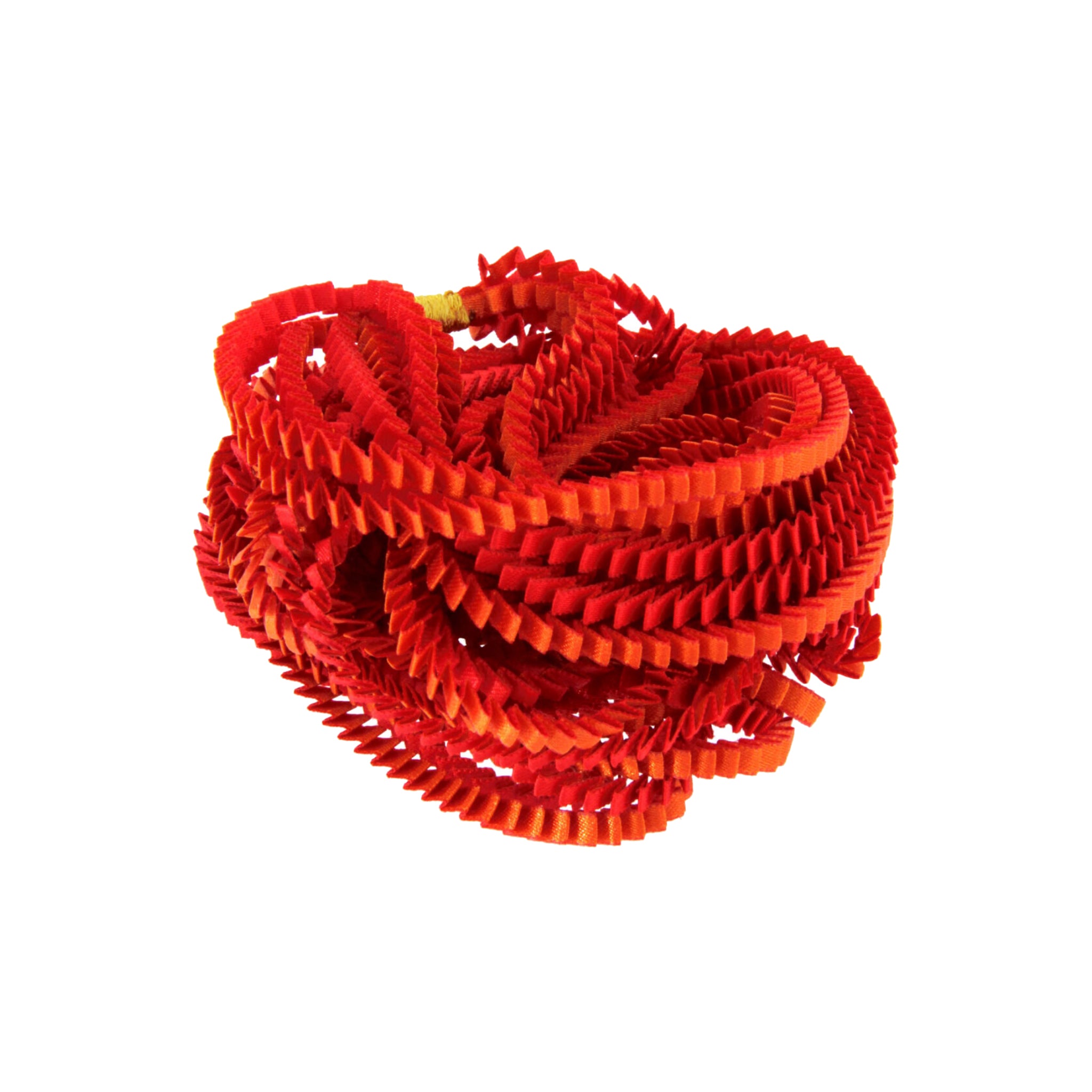 "Essilp" Necklace - Red Orange