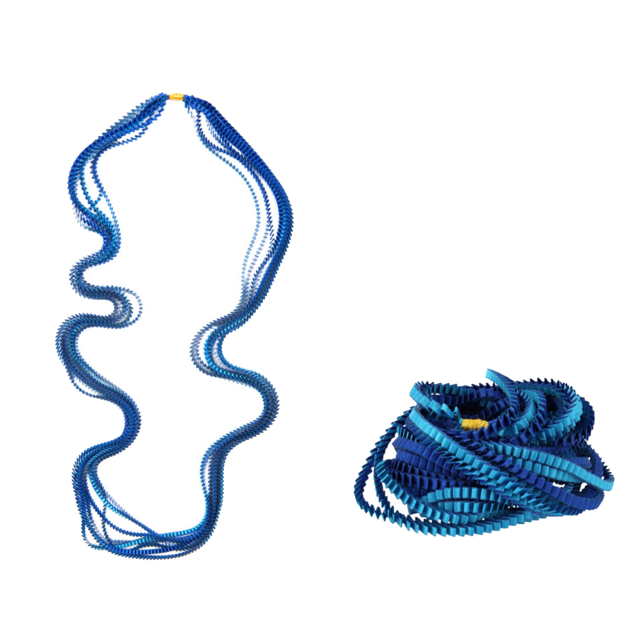 "Essilp" Necklace - Royal Blue, Turquoise