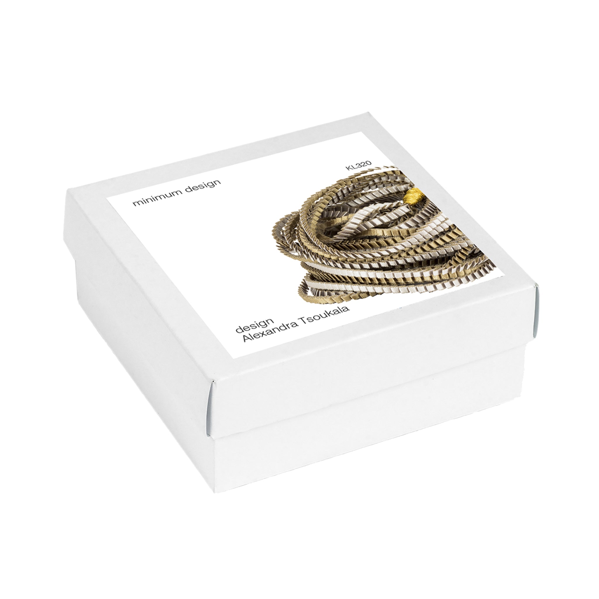 "Essilp" Necklace - Olive, Silver
