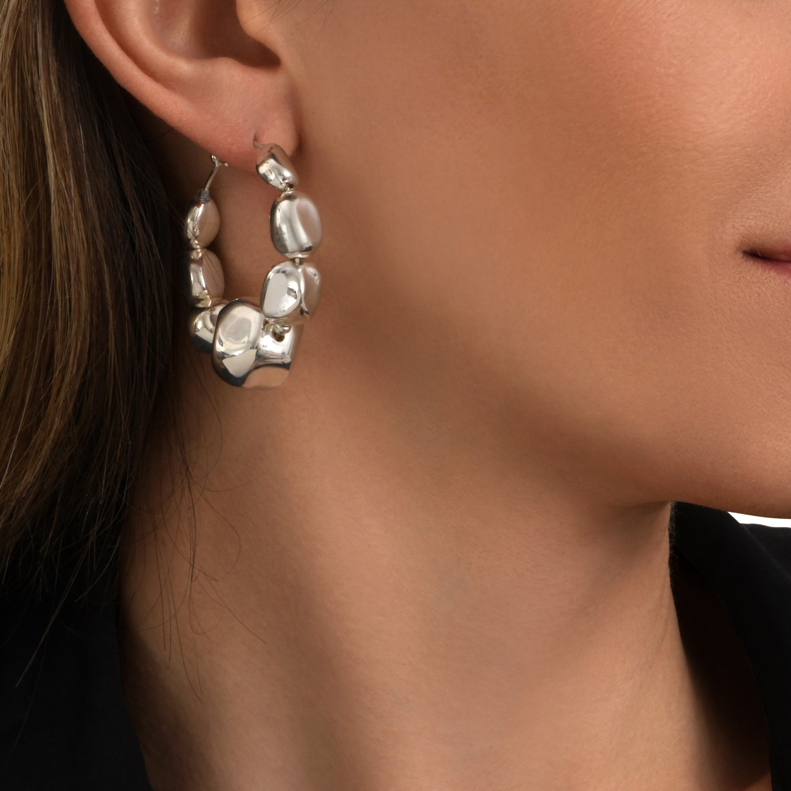 Loulou hoop earrings