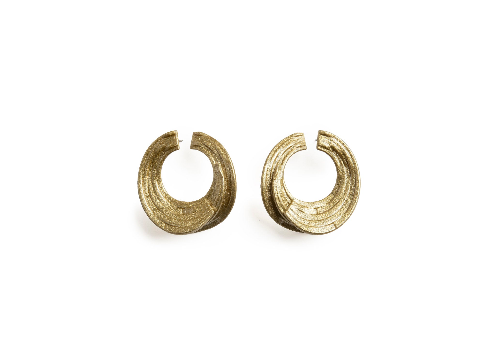 Lamina Earrings 1 - White Gold
