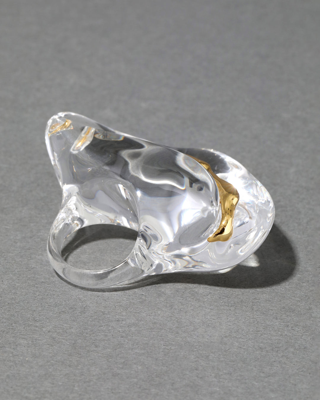 Liquid Lucite Wave Ring