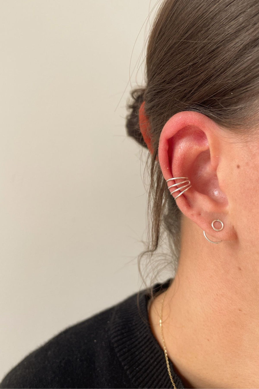 Faux Piercing Coquille - Silver