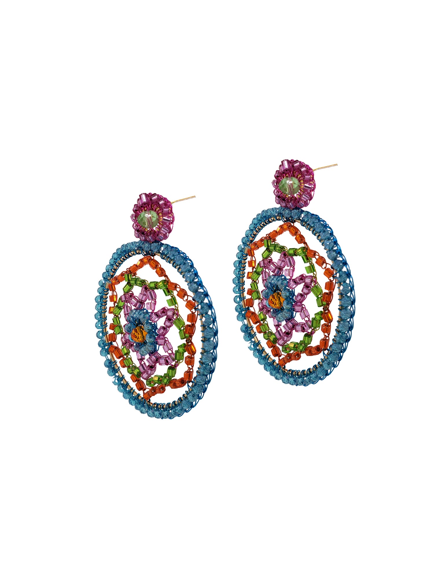 Lux Earrings - Rainbow