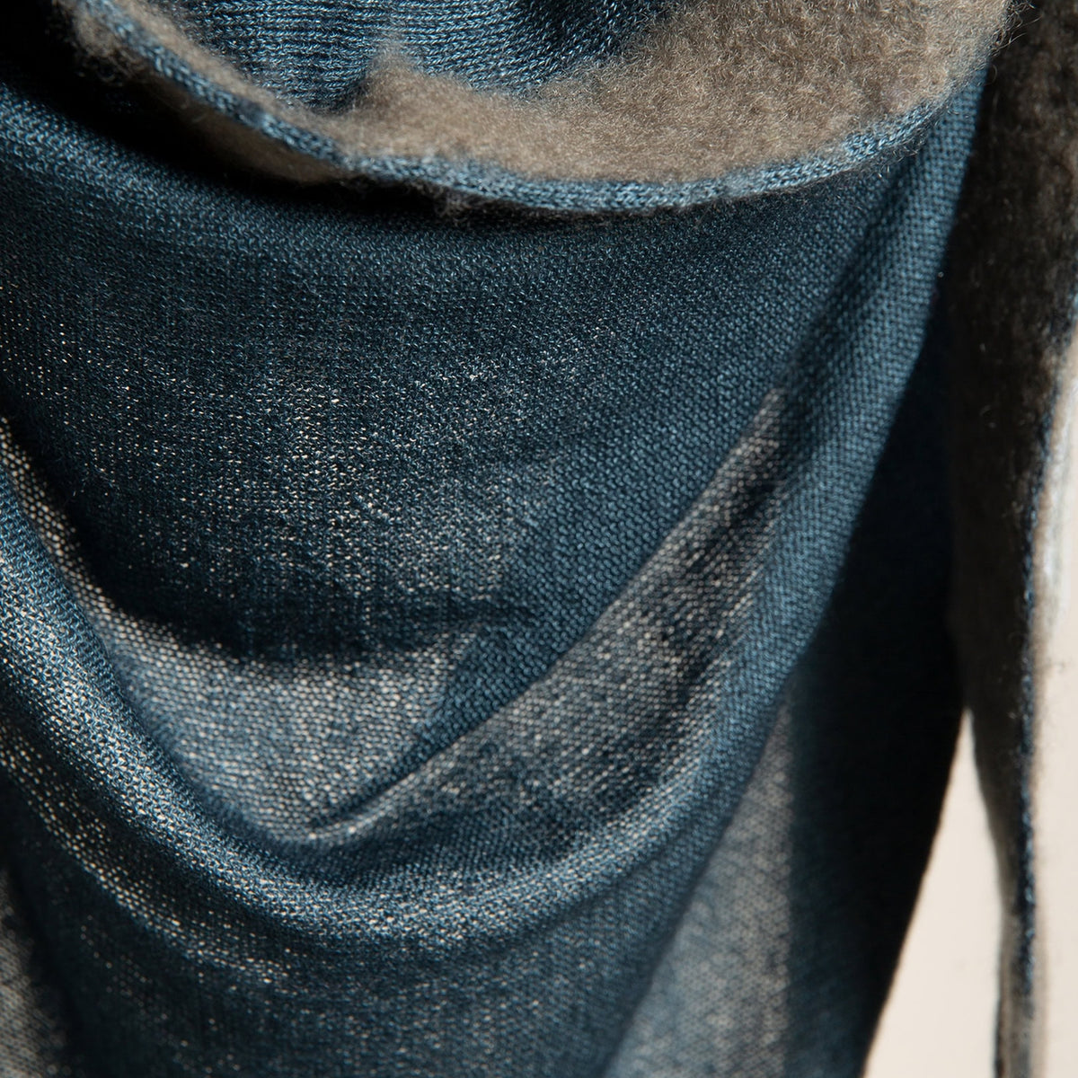 Cashmere & Silk Bandana with Felted Borders Street & Macadam