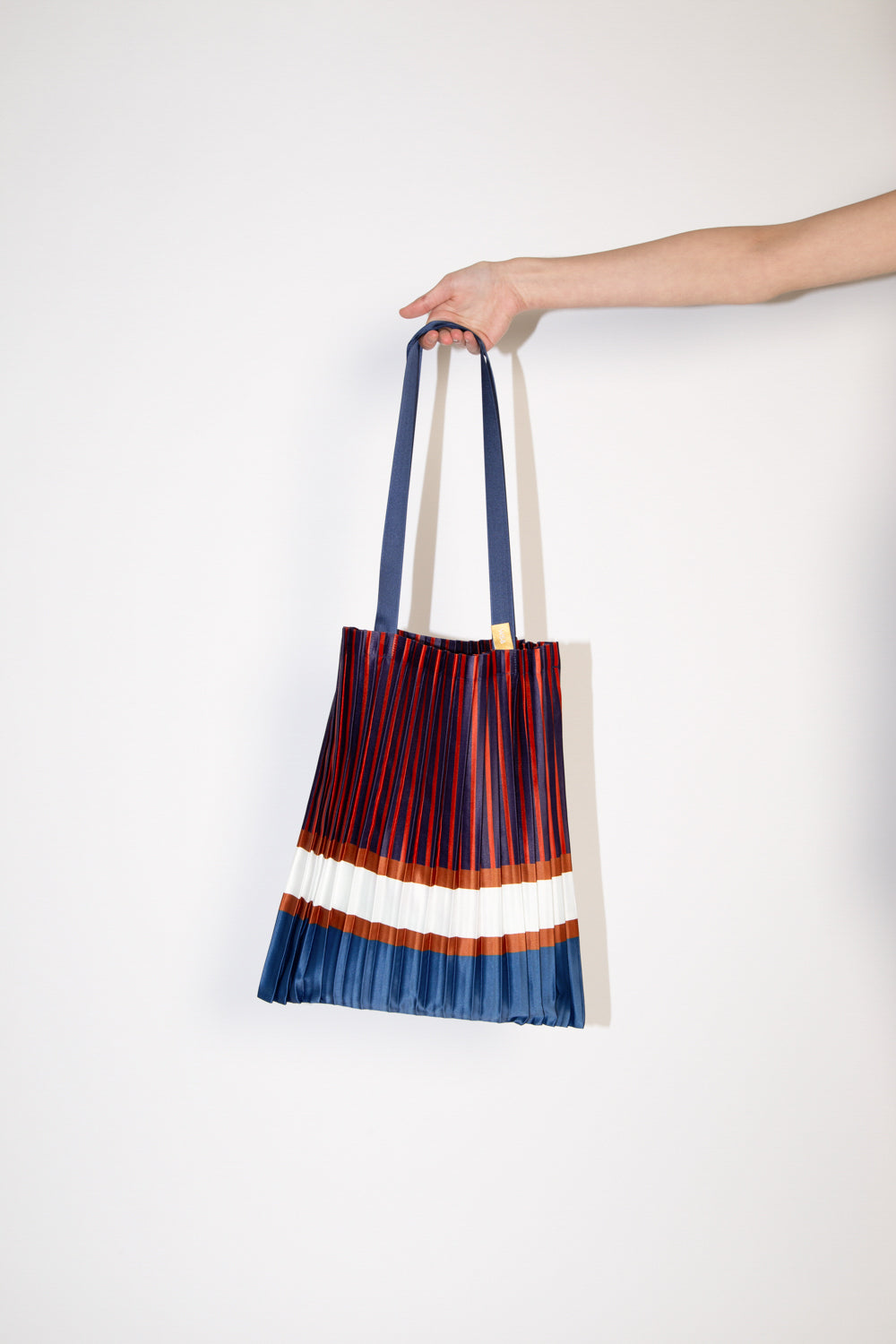 Satin pleated bag Chiavari