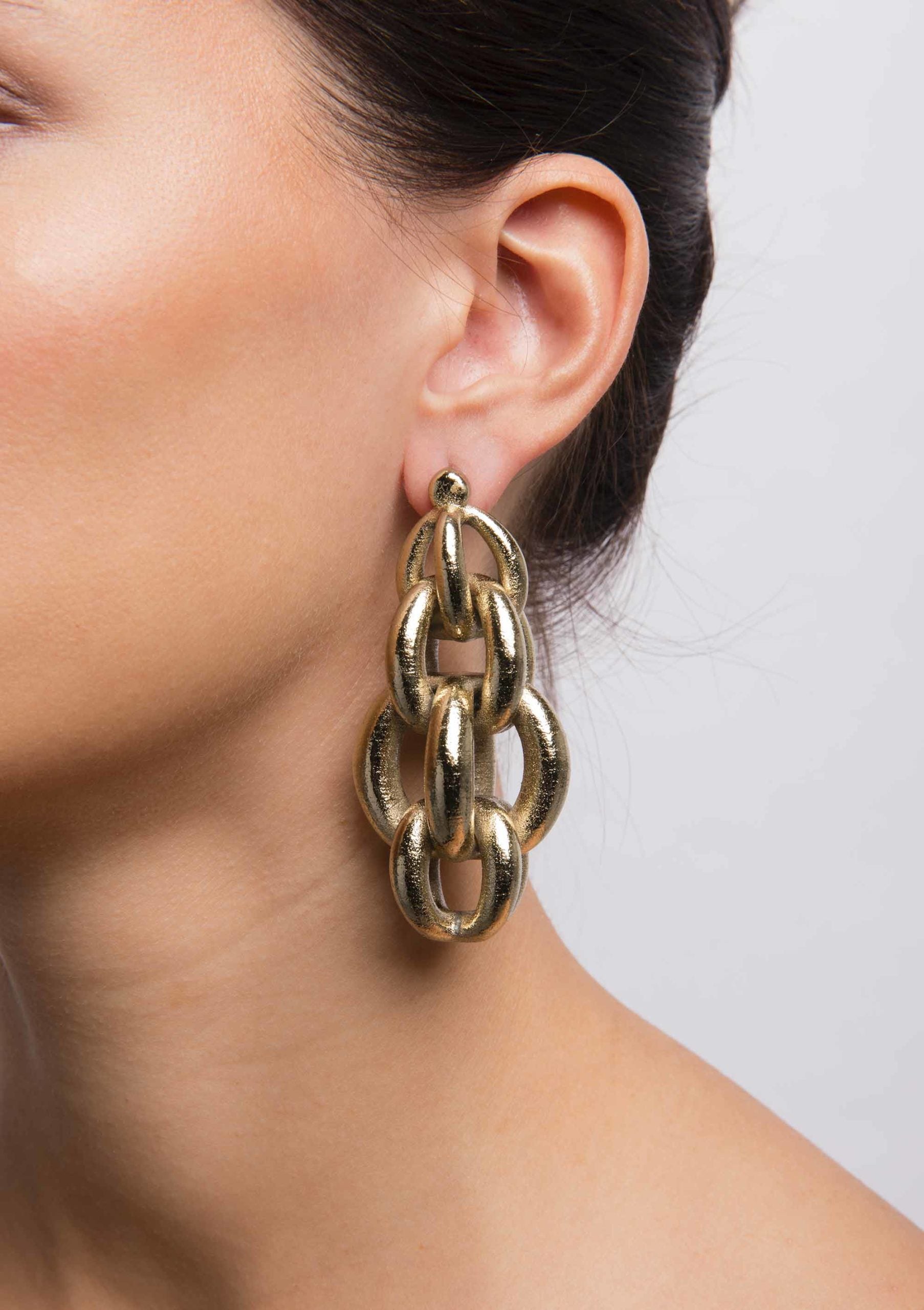 Magna Earrings 3 - Gold