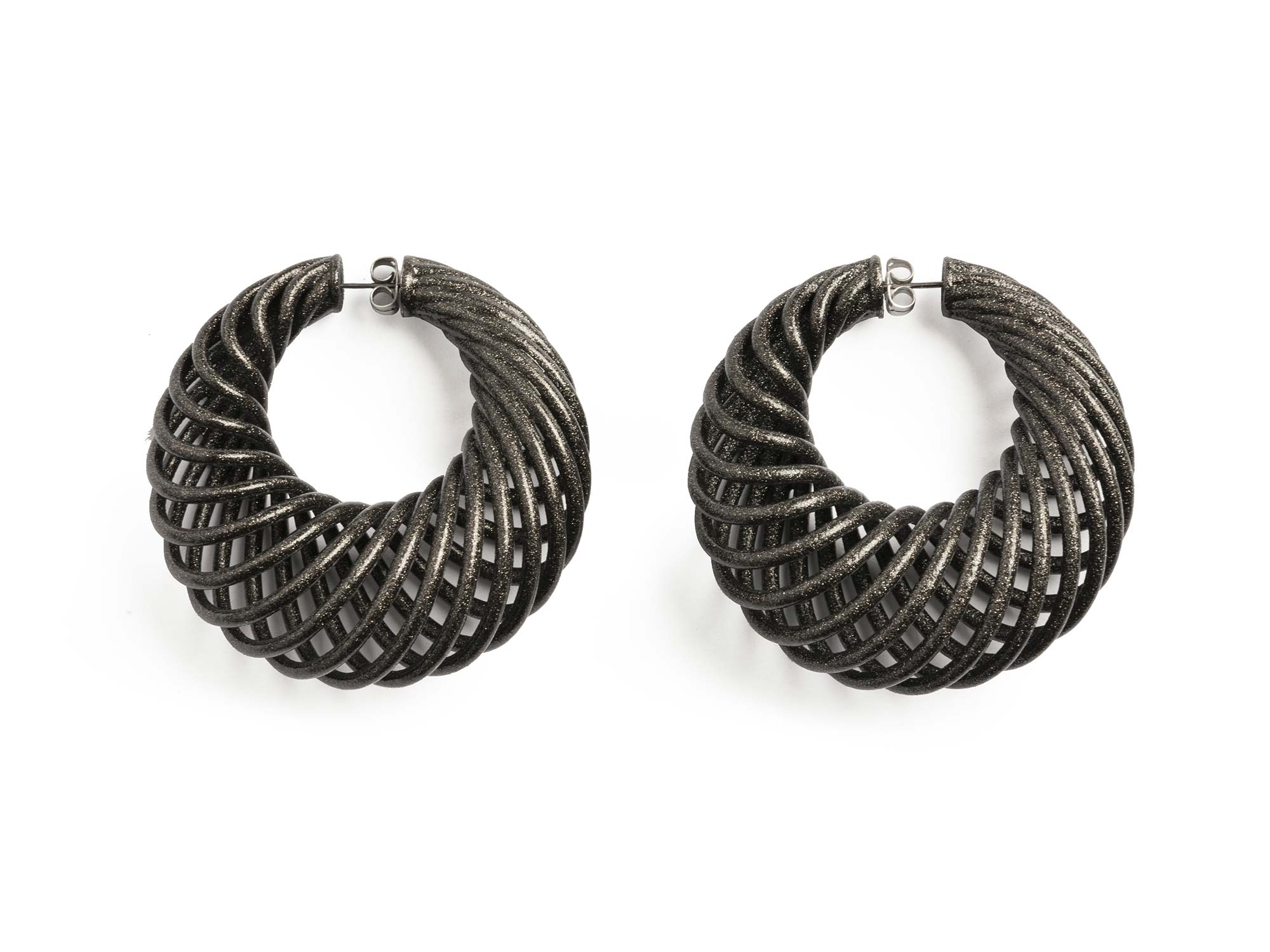 Memento Earrings 2 - Gunmetal