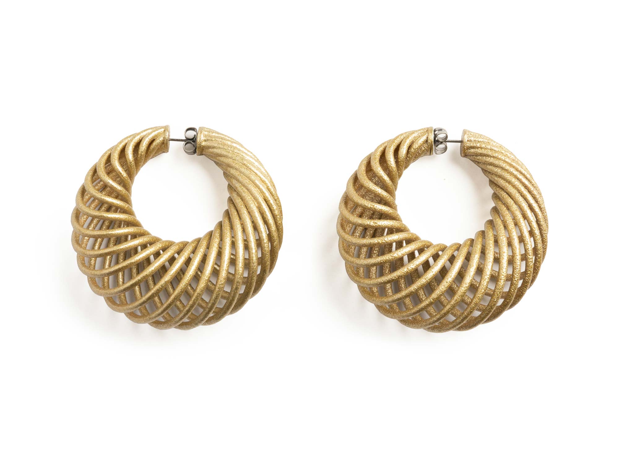 Memento Earrings 2 - White Gold