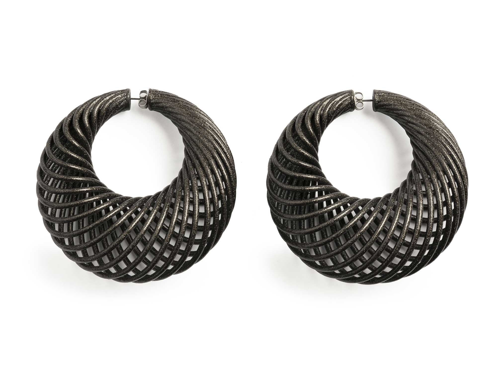 Memento Earrings 3 - Gunmetal