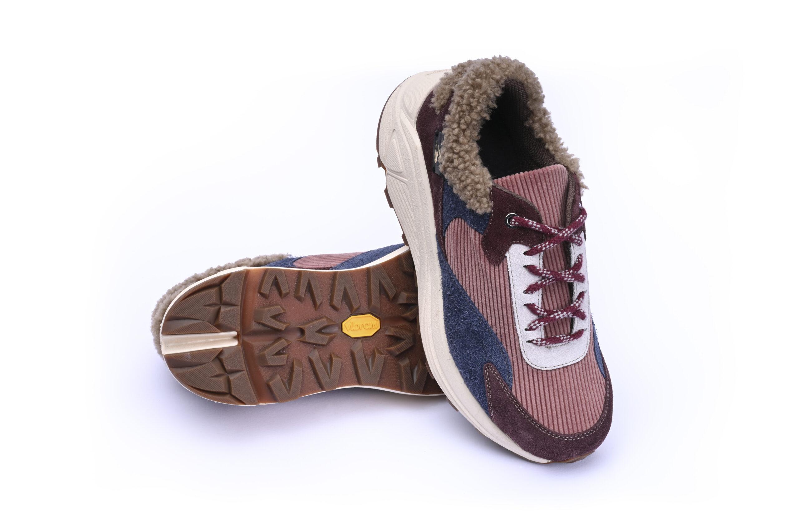 Evelyne Sneakers D02M - Pink & Bordò