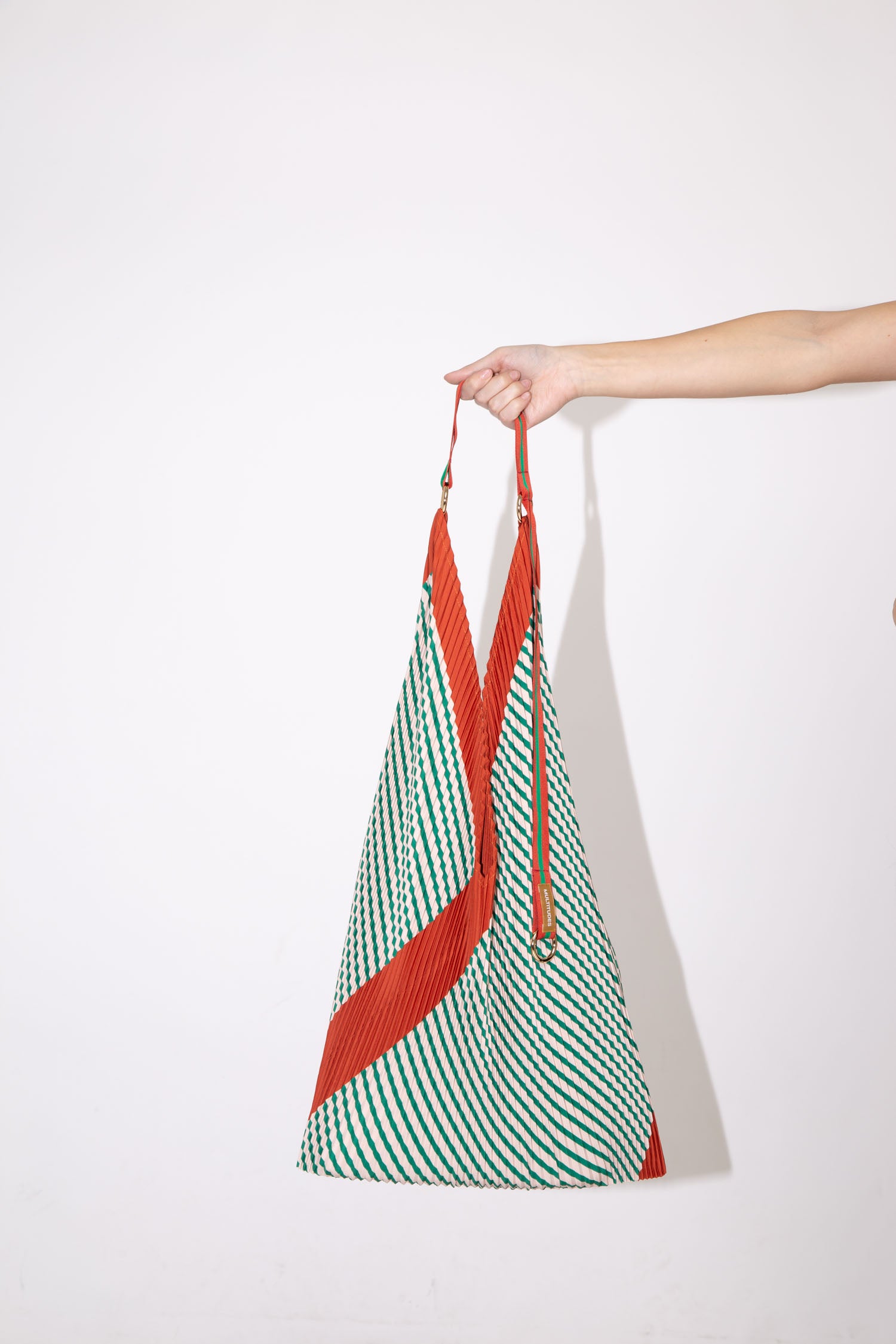 Pleated Y Bag Francesca Green