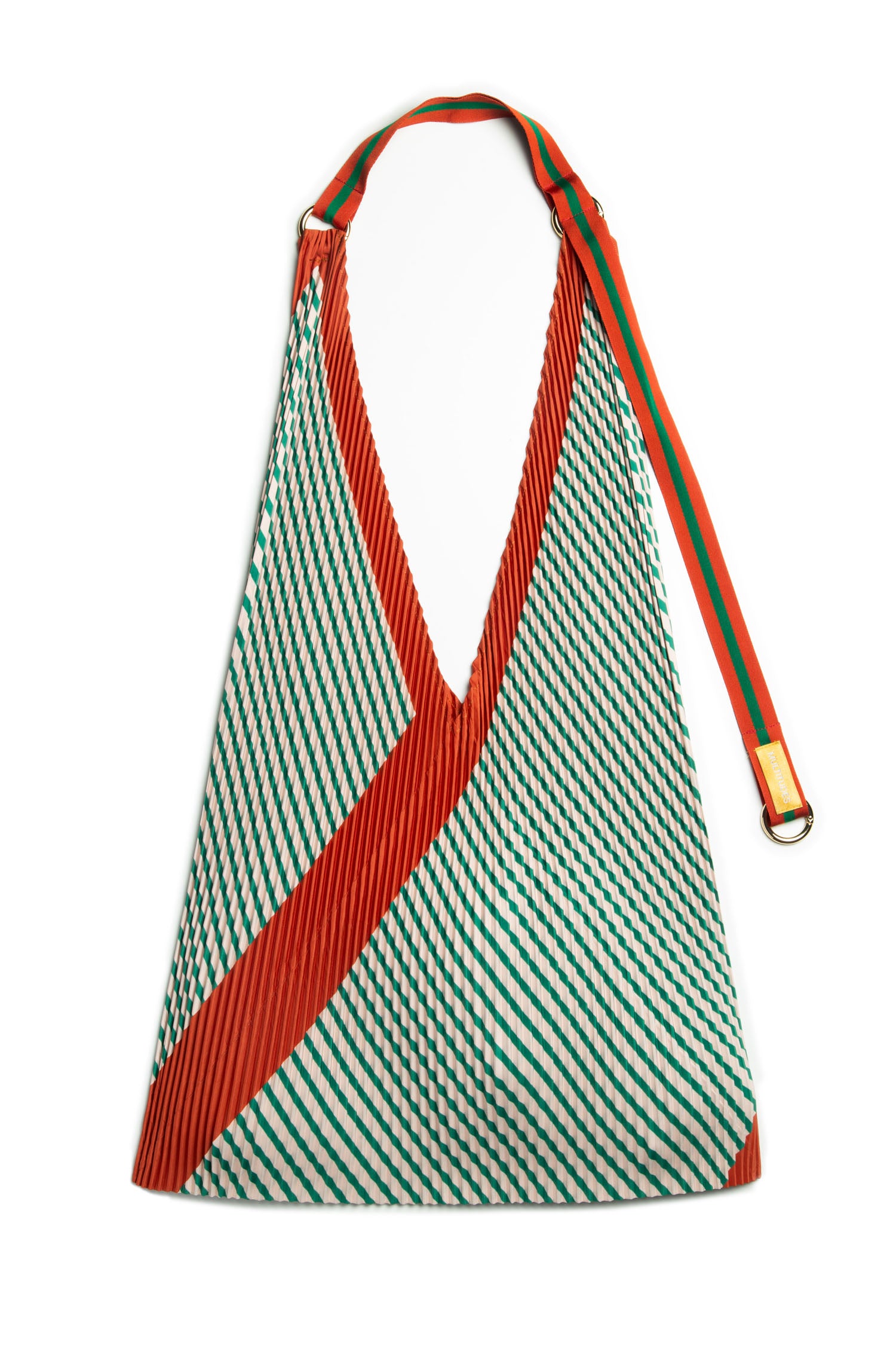 Pleated Y Bag Francesca Green