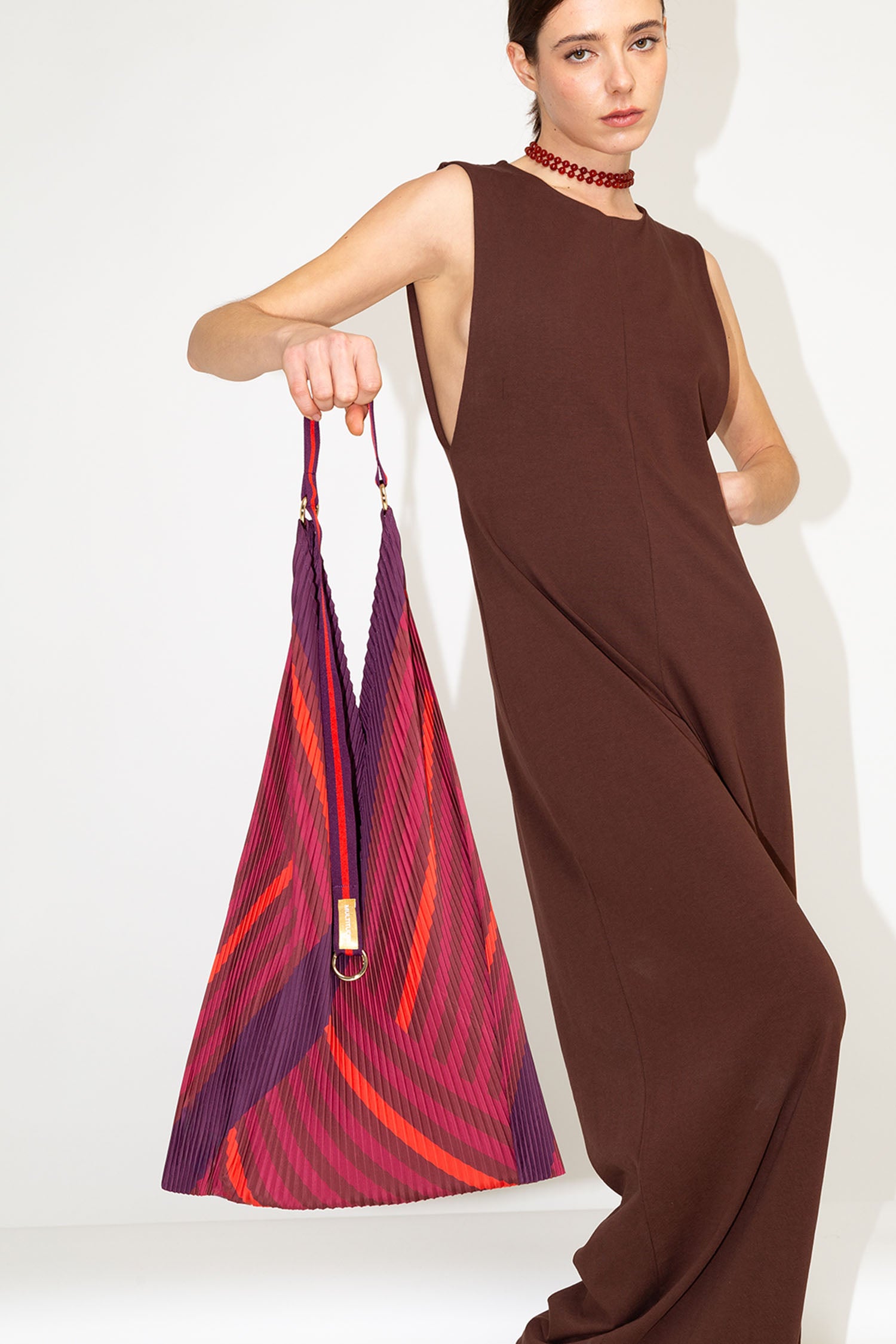 Pleated Y Bag Stefania