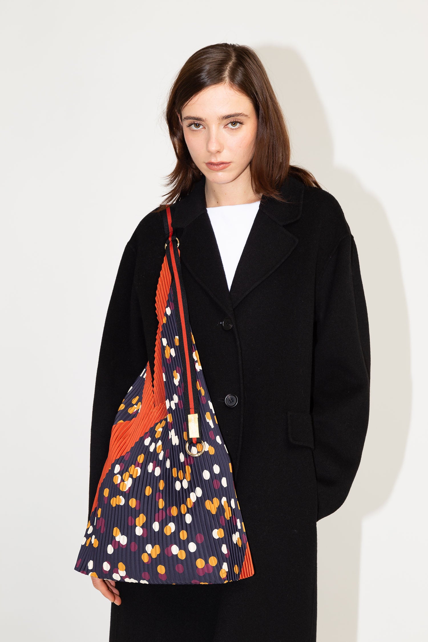 Pleated Y Bag Valeria