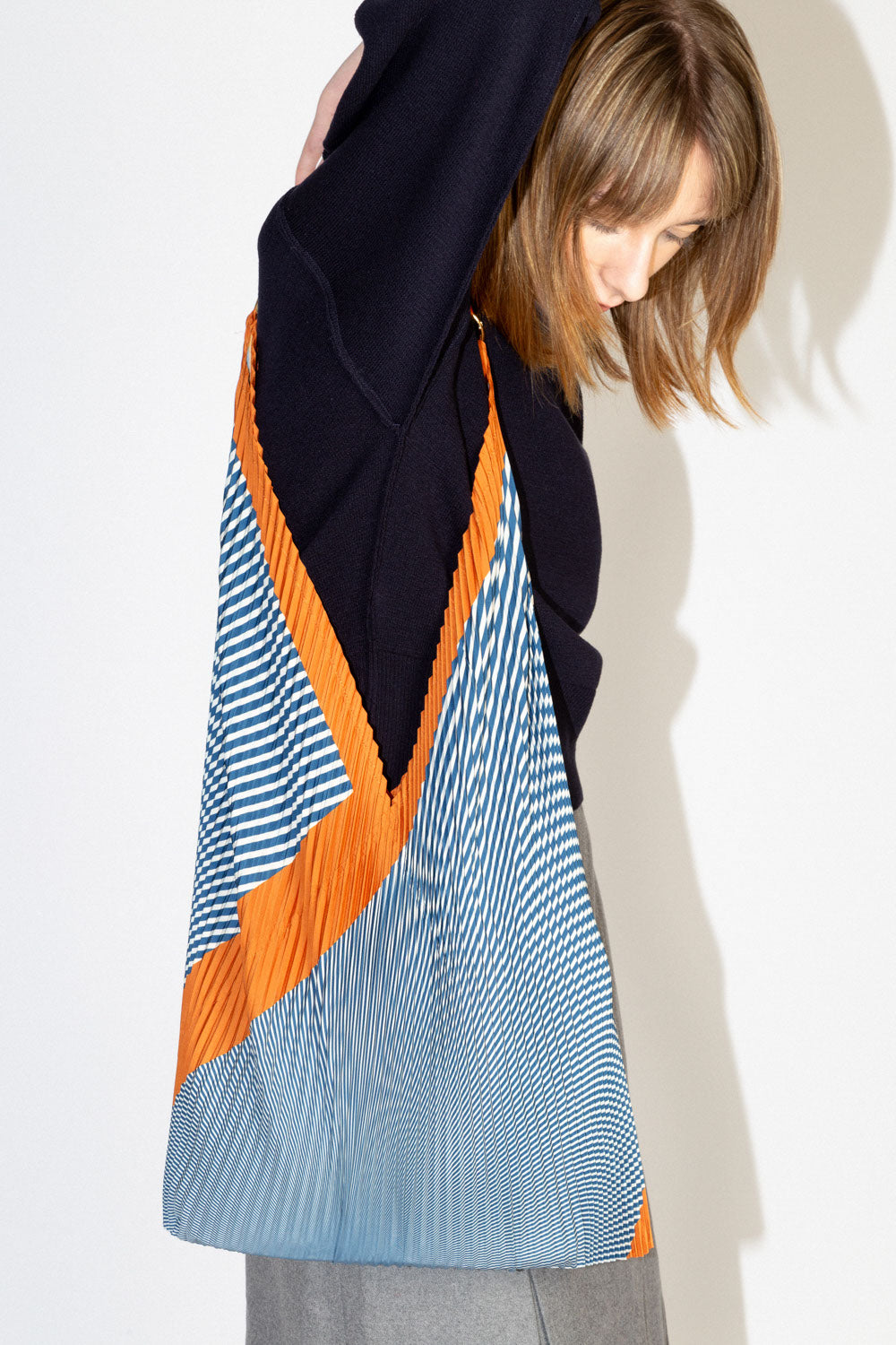 Pleated Y Bag Anna Rust