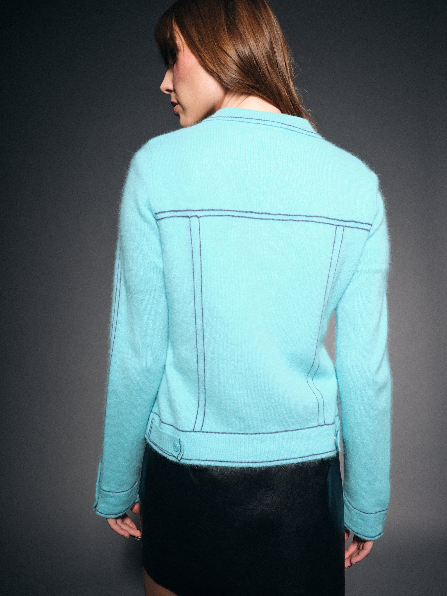 TROP CHOUPETTE Turquoise Jacket