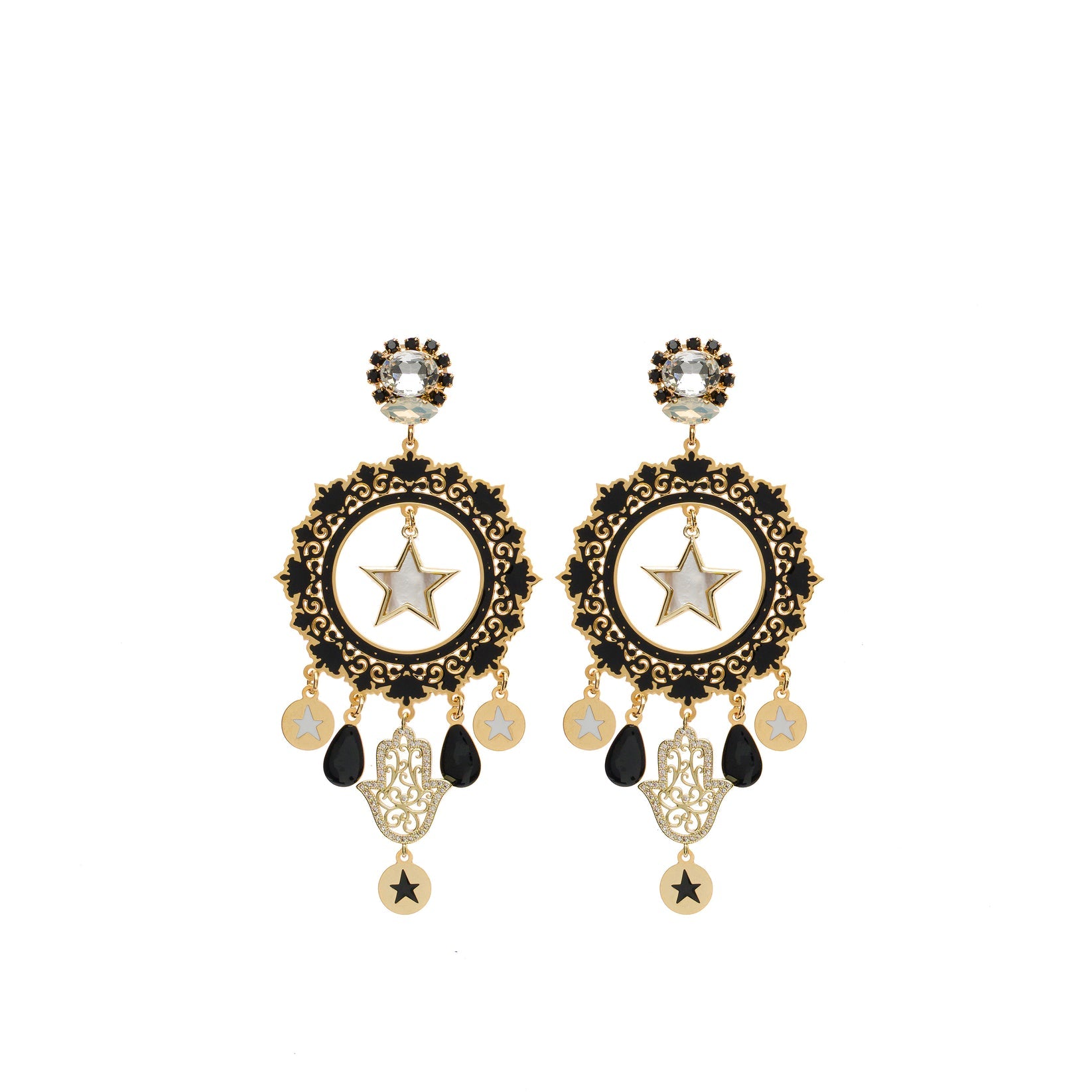 Earrings Gipsy Black