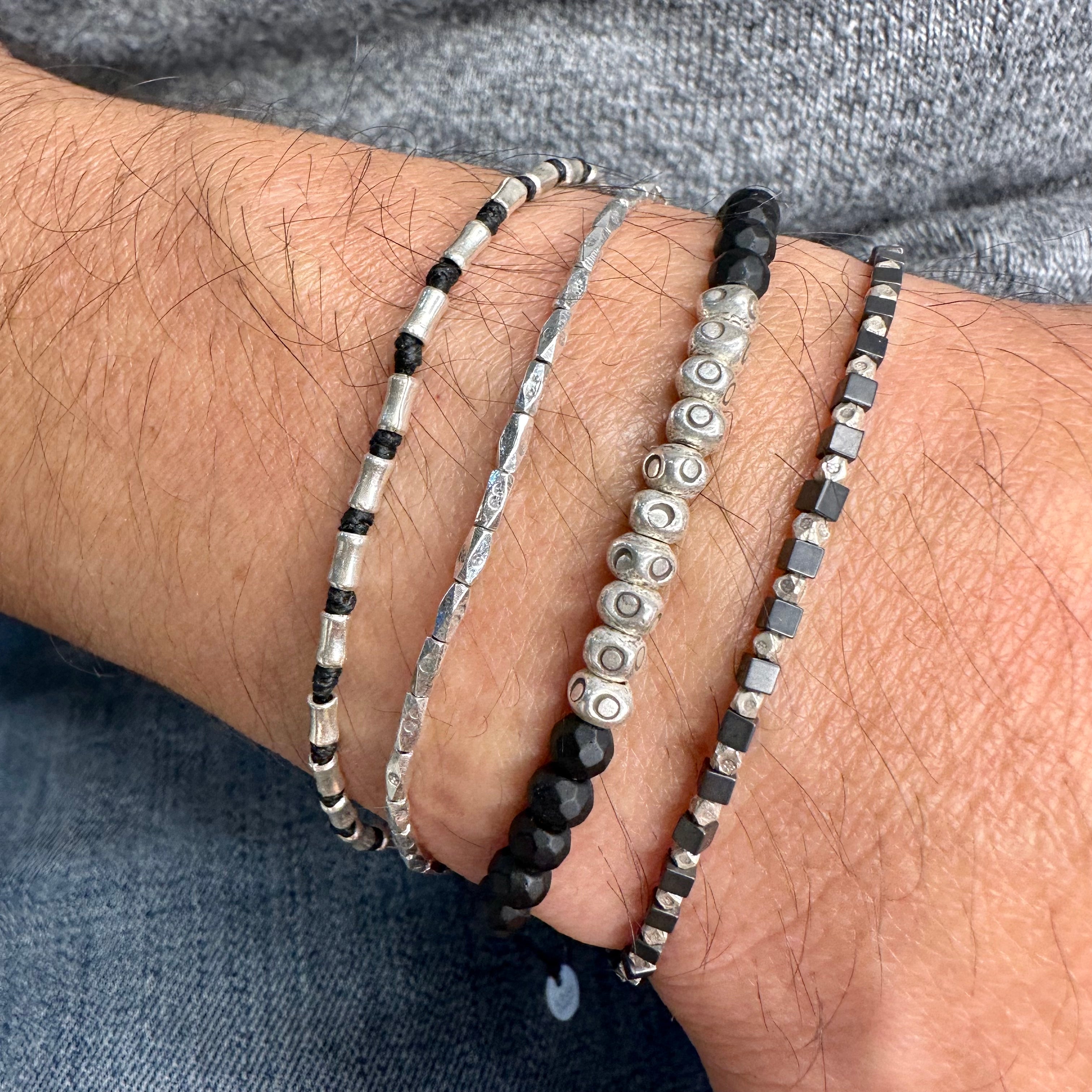 Handmade Silver Bracelet for Him