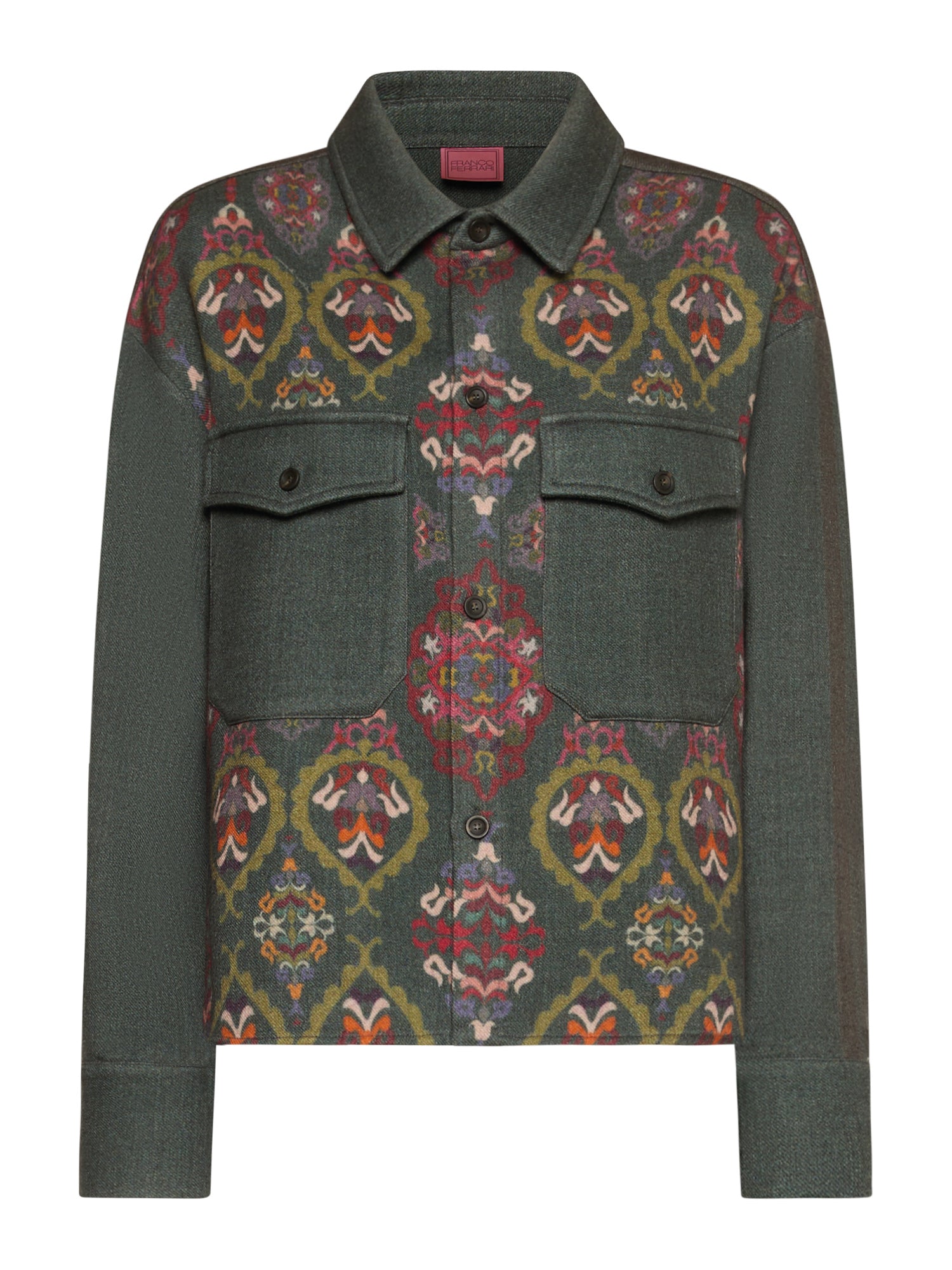Wool-Silk  Jacket Morocco Print