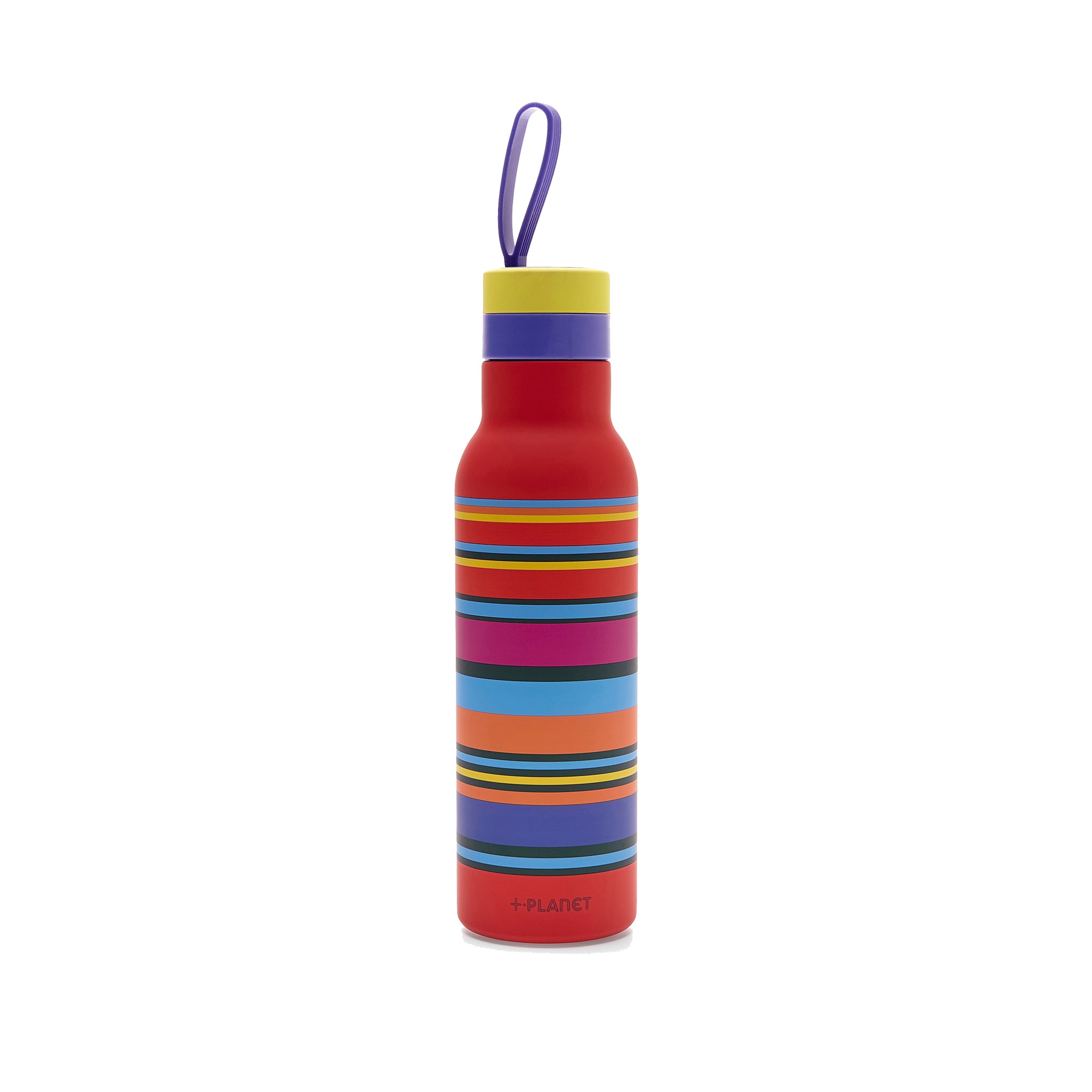 Thermal Bottle Steel 500ML - Multi Stripes by Piu Forty